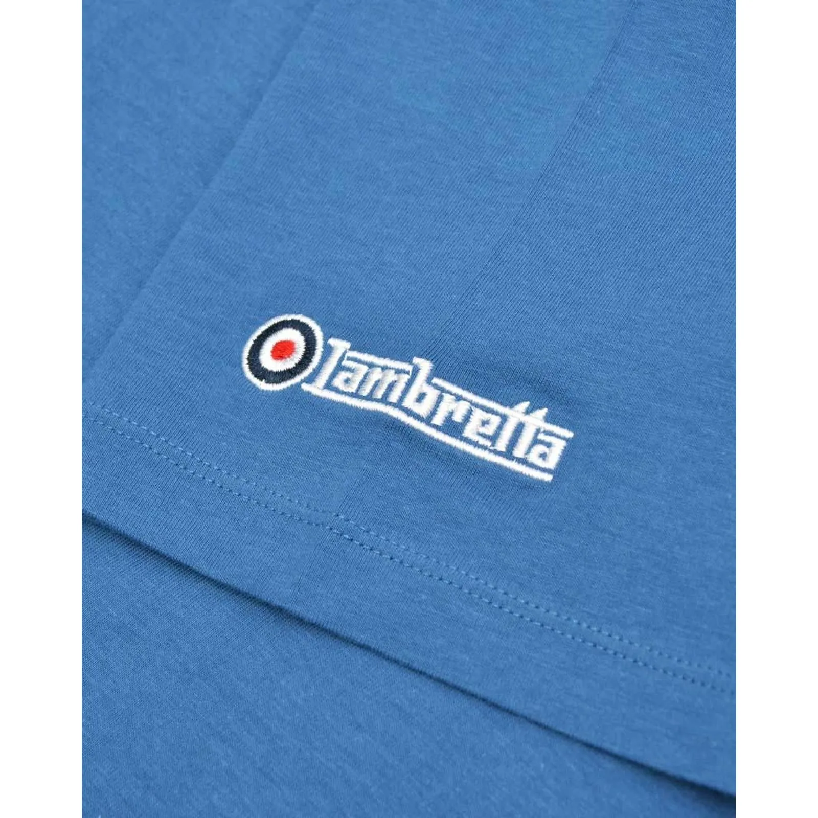 Lambretta Mens Scooter Flag Short Sleeve Crew Neck T-Shirt