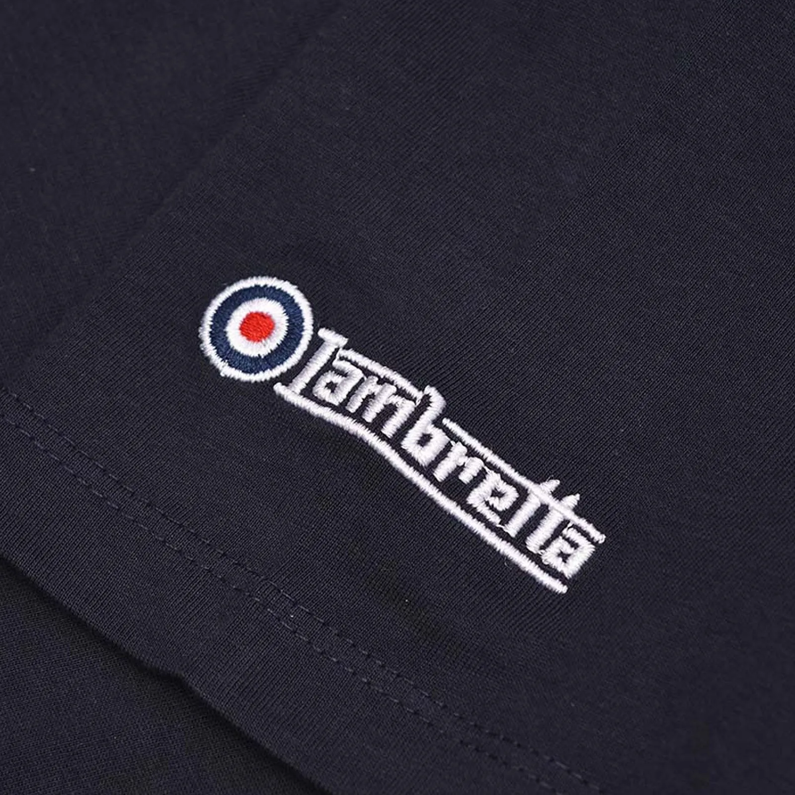 Lambretta Mens Scooter Flag Short Sleeve Crew Neck T-Shirt