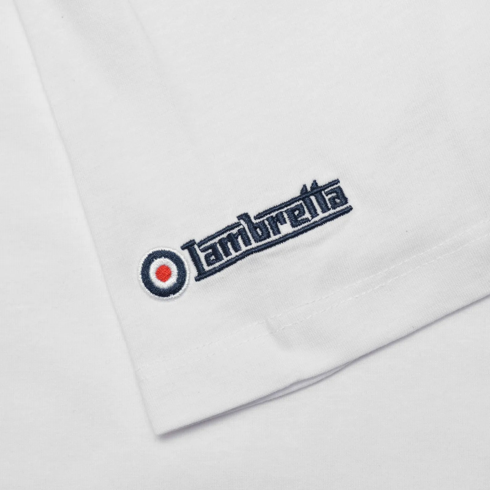 Lambretta Mens Scooter Stripe Short Sleeve T-Shirt