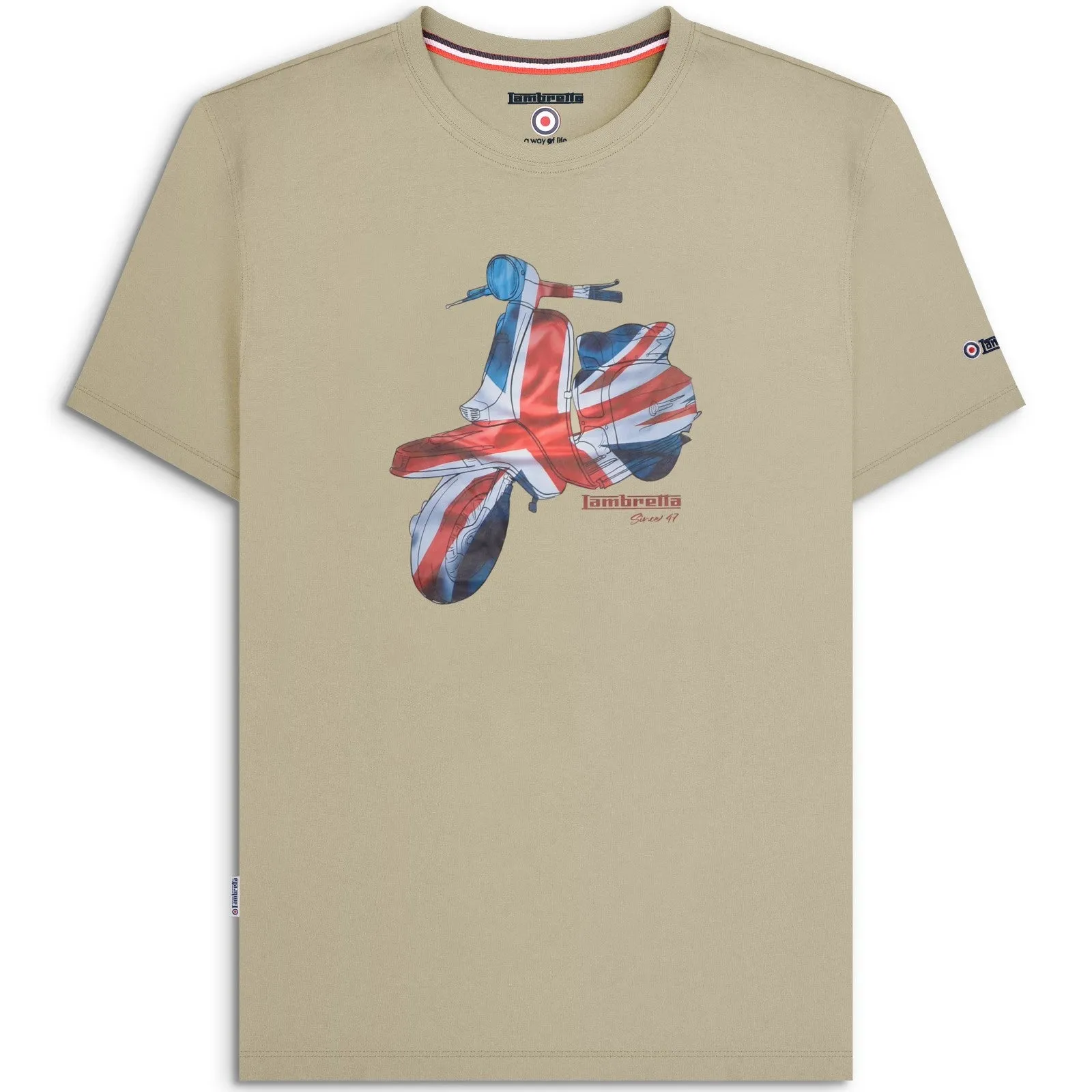 Lambretta Mens Scooter Tee Short Sleeve T-Shirt