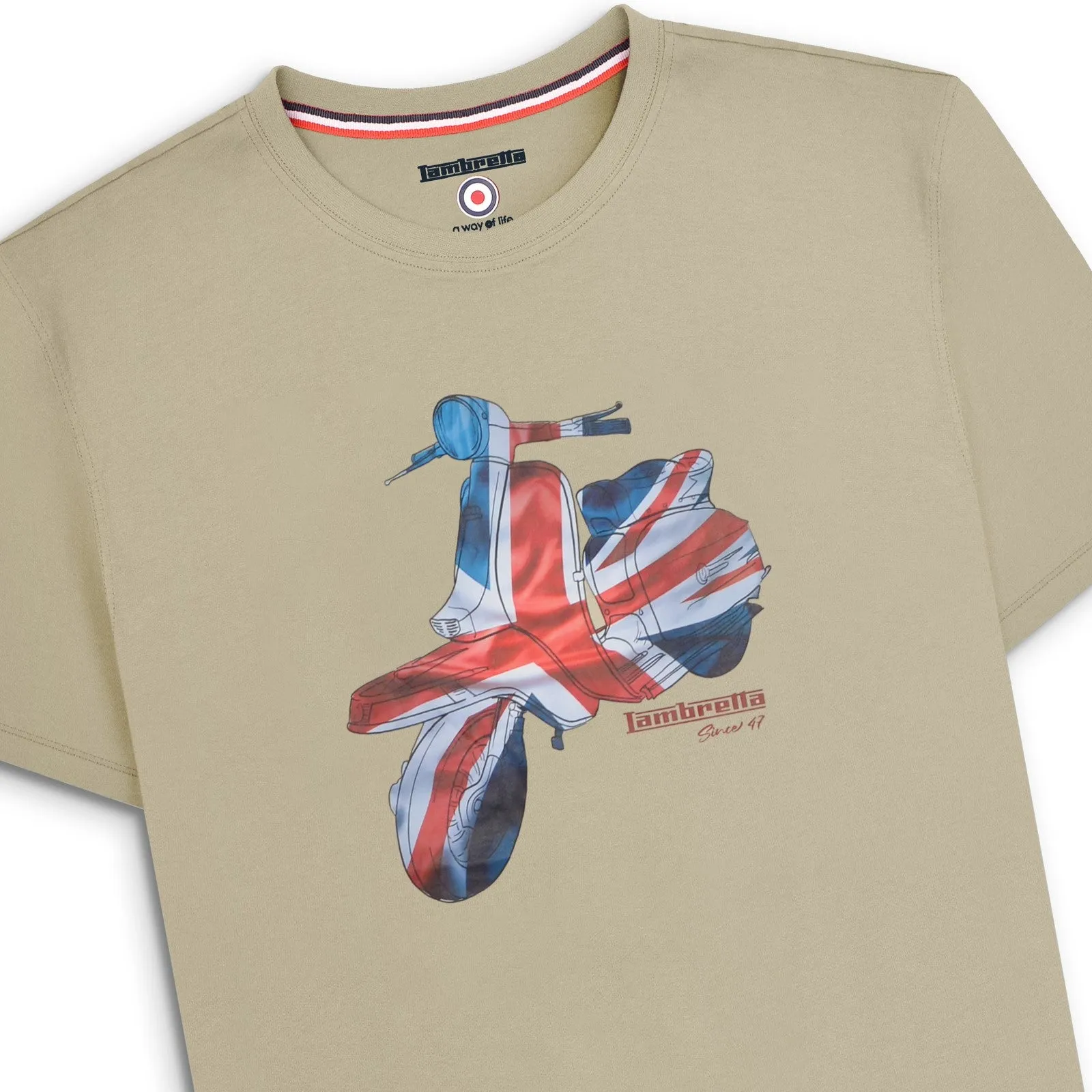 Lambretta Mens Scooter Tee Short Sleeve T-Shirt