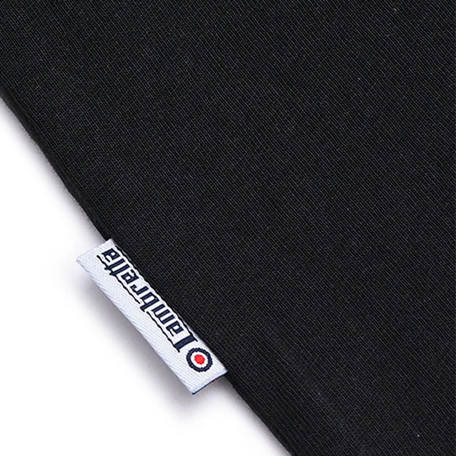 Lambretta Mens Scooter Two Tone Crew Neck T-Shirt - Black/White