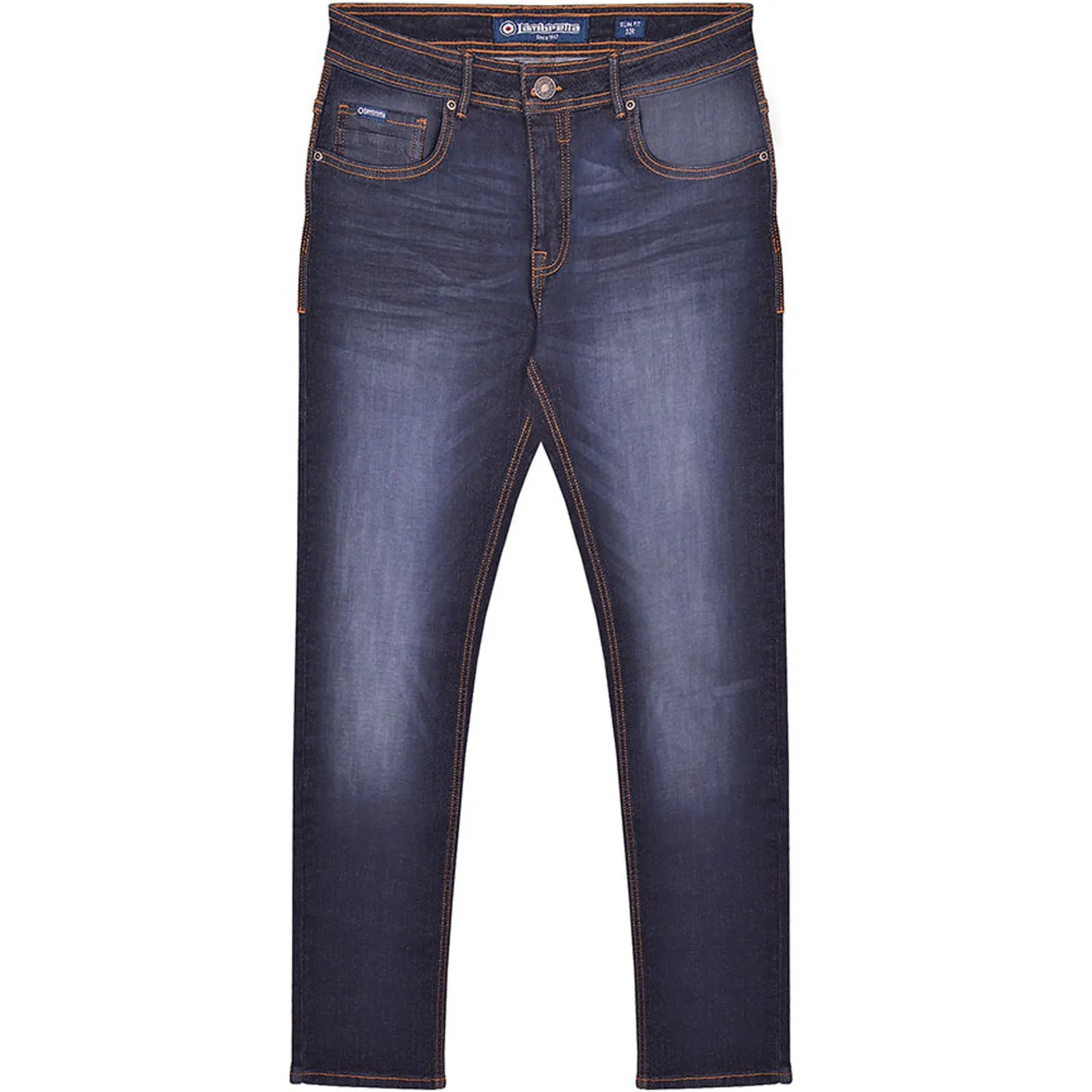 Lambretta Mens Stafford Slim Fit Skinny Denim Jeans