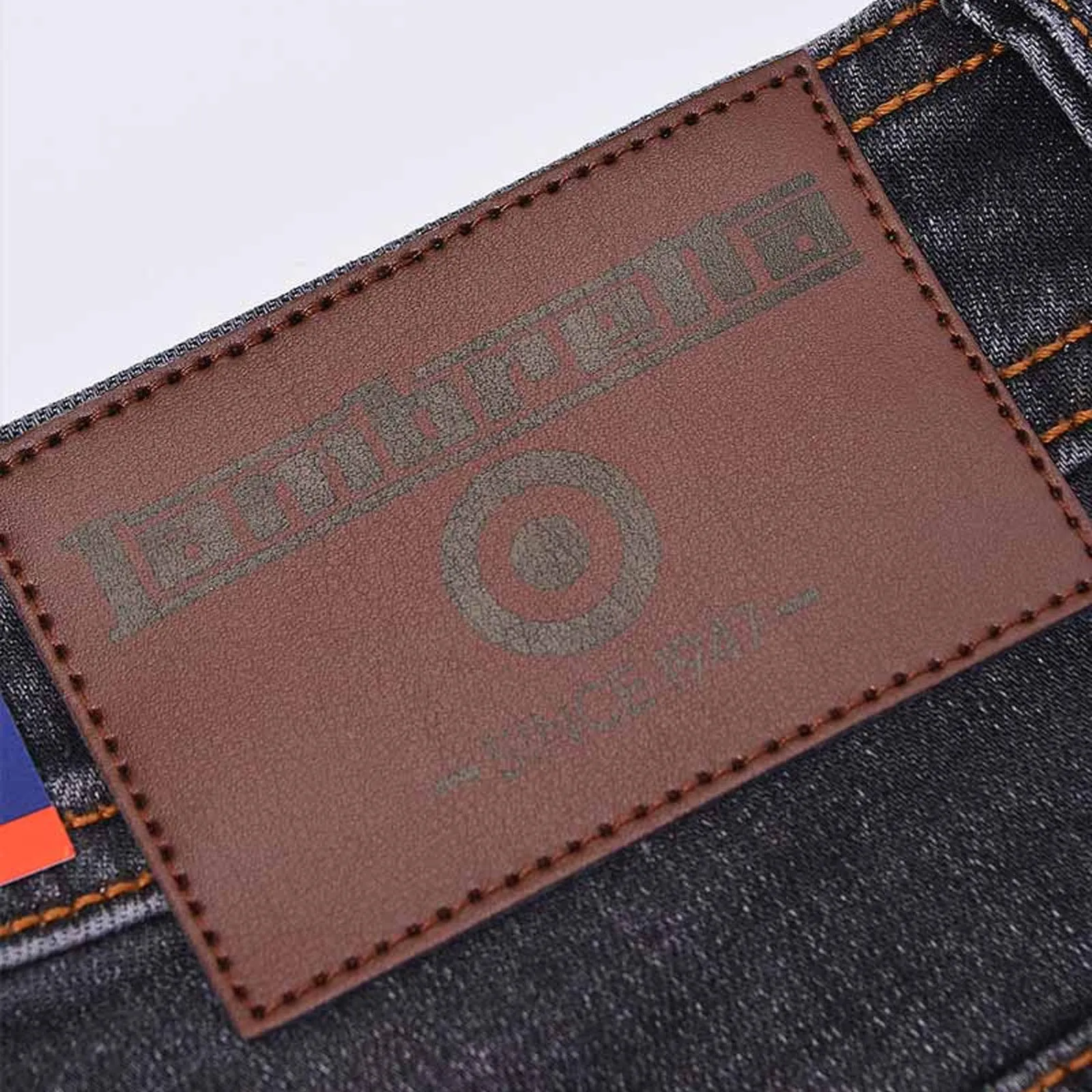 Lambretta Mens Stafford Slim Fit Skinny Denim Jeans