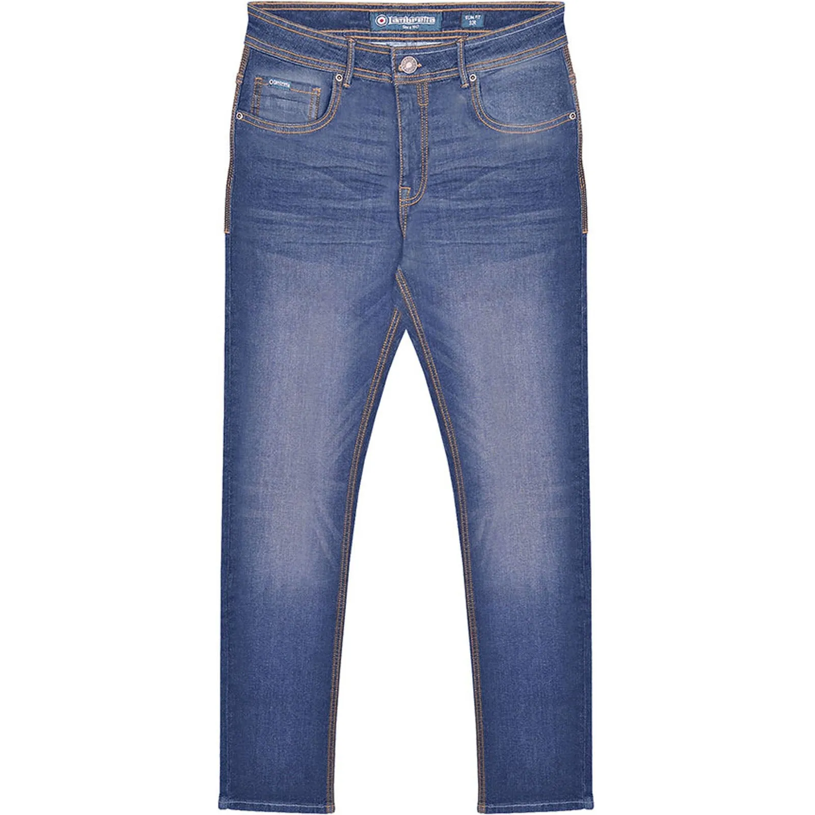 Lambretta Mens Stafford Slim Fit Skinny Denim Jeans