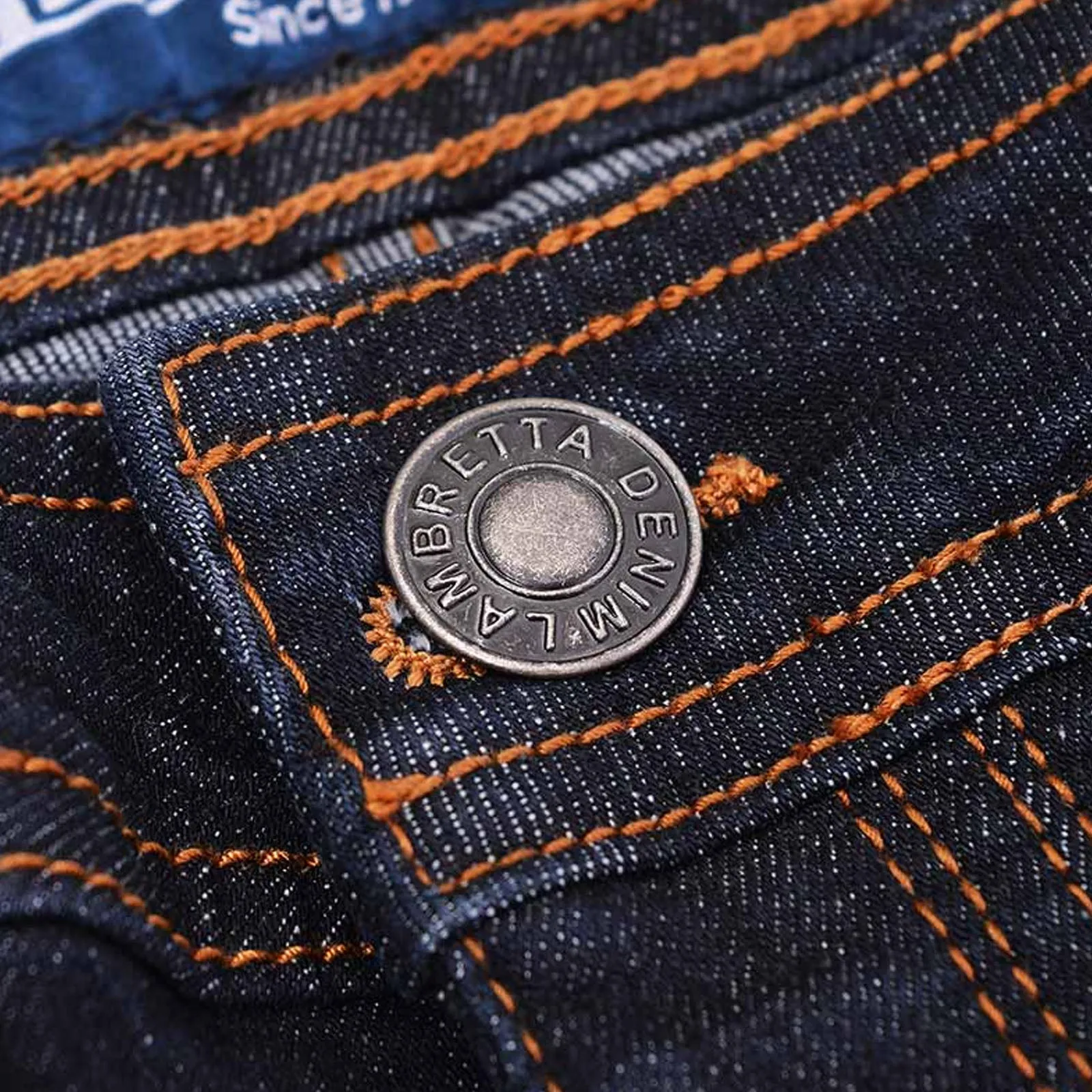Lambretta Mens Stafford Slim Fit Skinny Denim Jeans