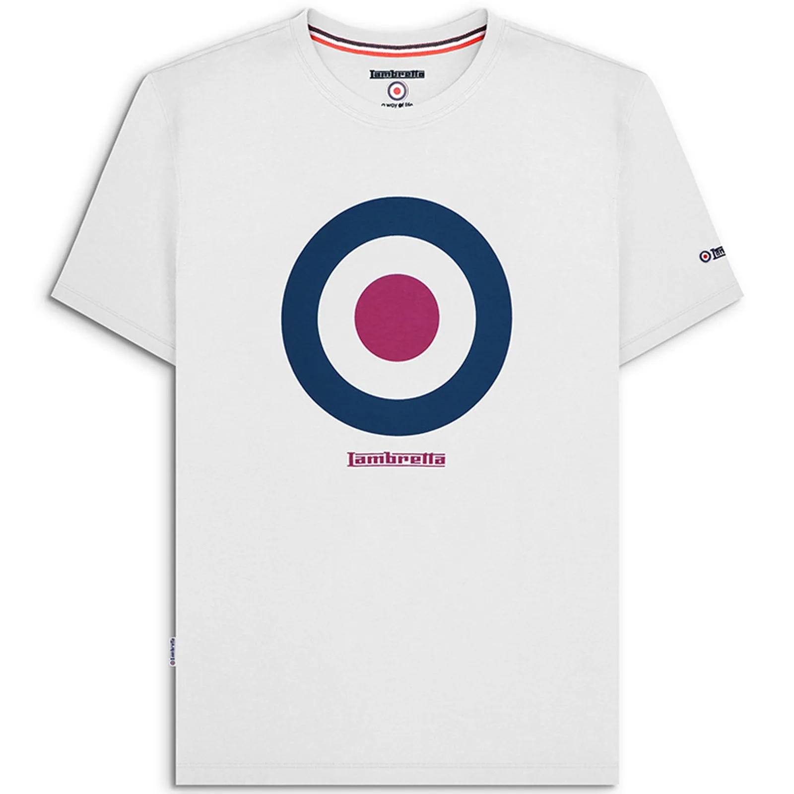 Lambretta Mens Target Short Sleeve T-Shirt