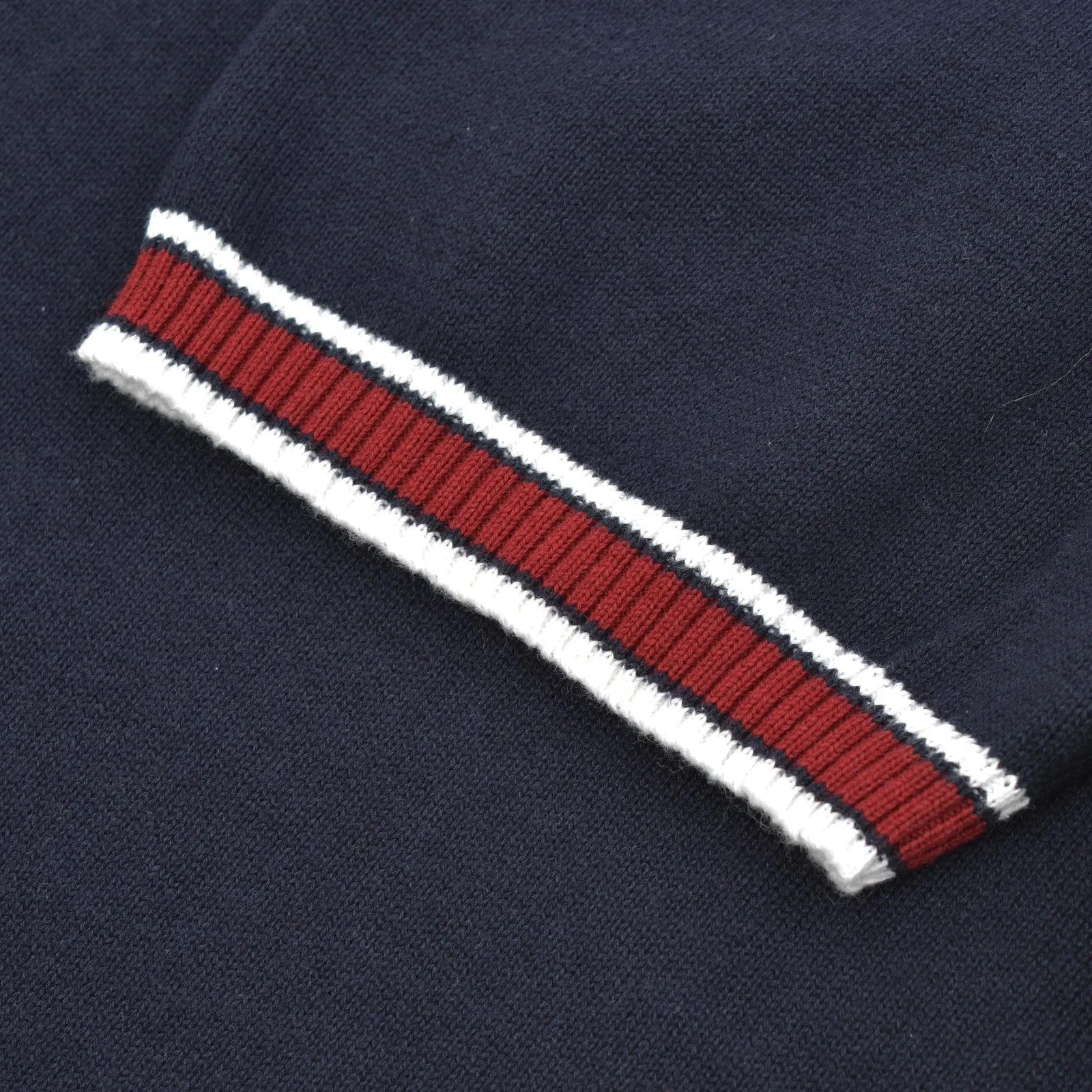 Lambretta Mens Tipped Knit Short Sleeve Polo Shirt