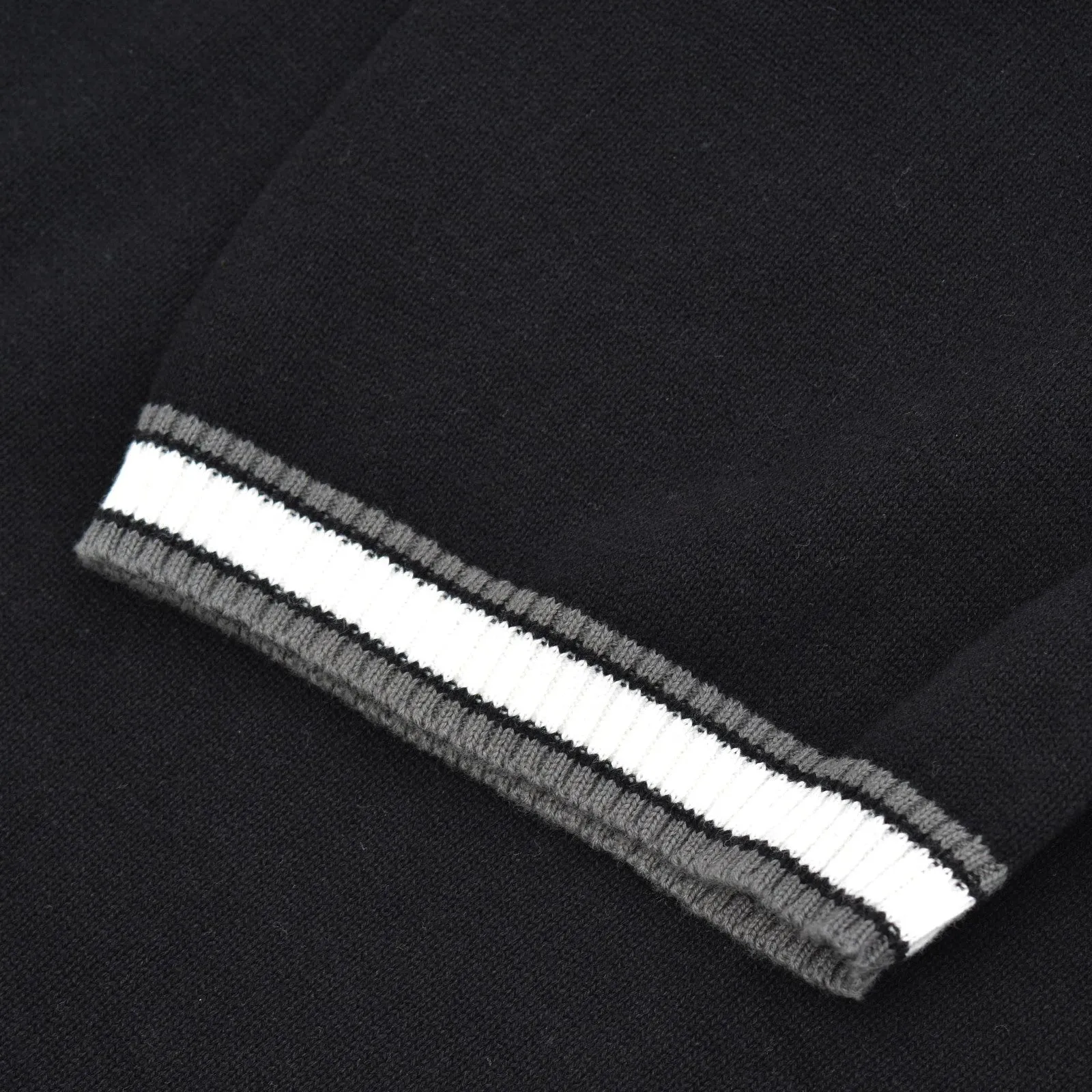 Lambretta Mens Tipped Knit Short Sleeve Polo Shirt