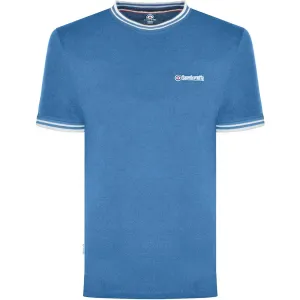 Lambretta Mens Tipped Pique Cotton T-Shirt