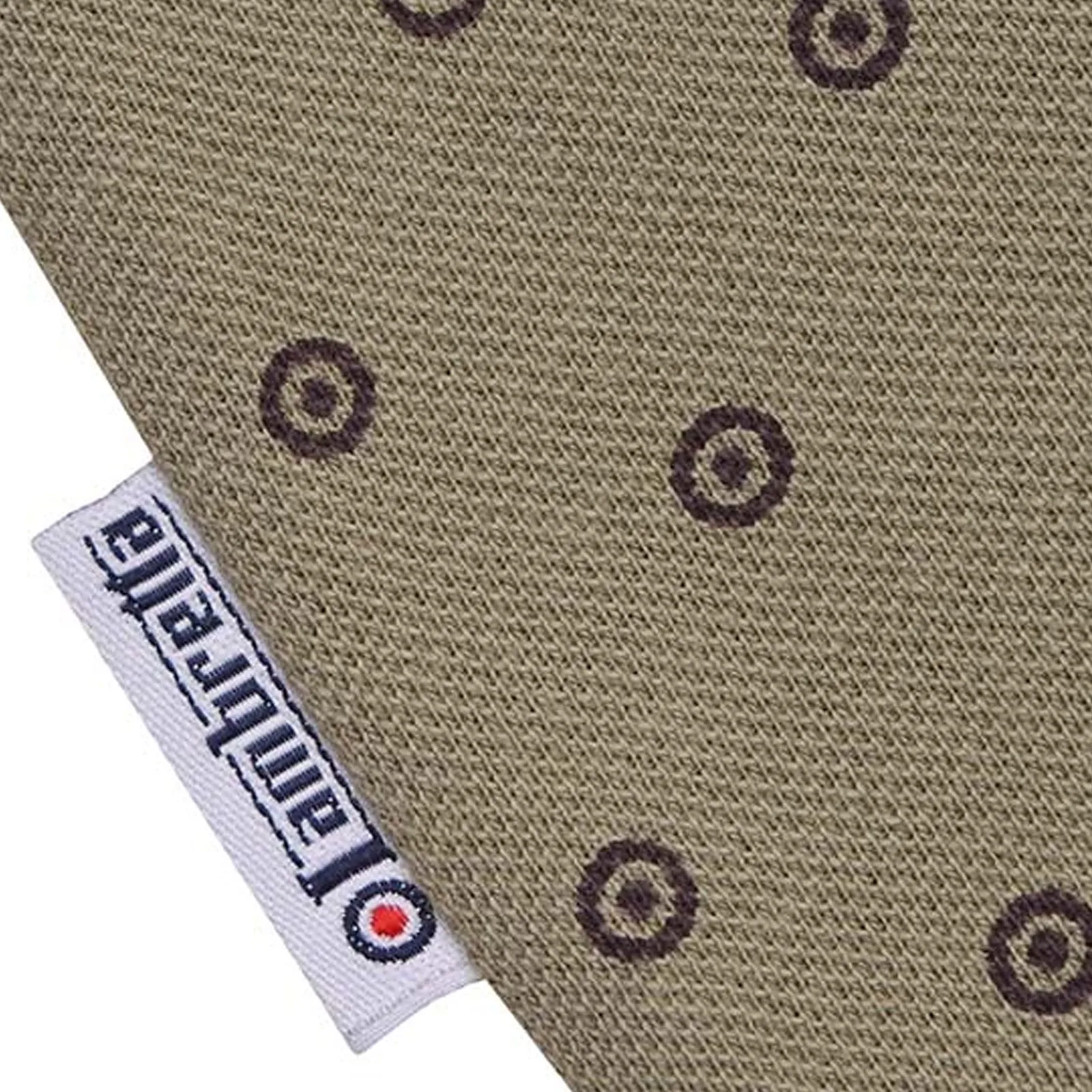 Lambretta Mens Tipped Pique Cotton T-Shirt