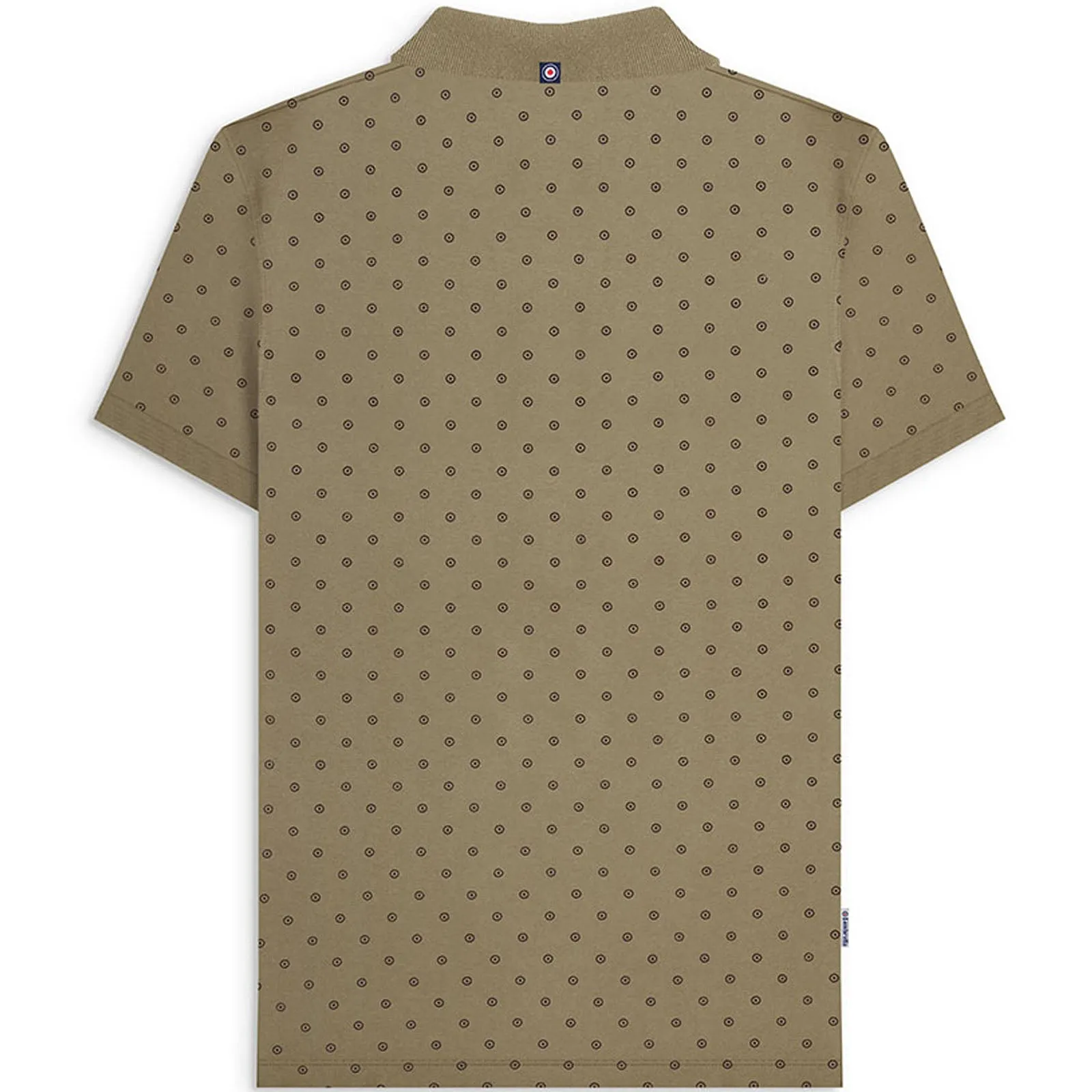 Lambretta Mens Tipped Pique Cotton T-Shirt