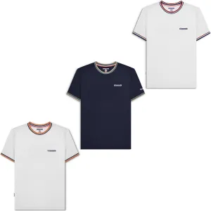 Lambretta Mens Triple Tipped Pique T-Shirt