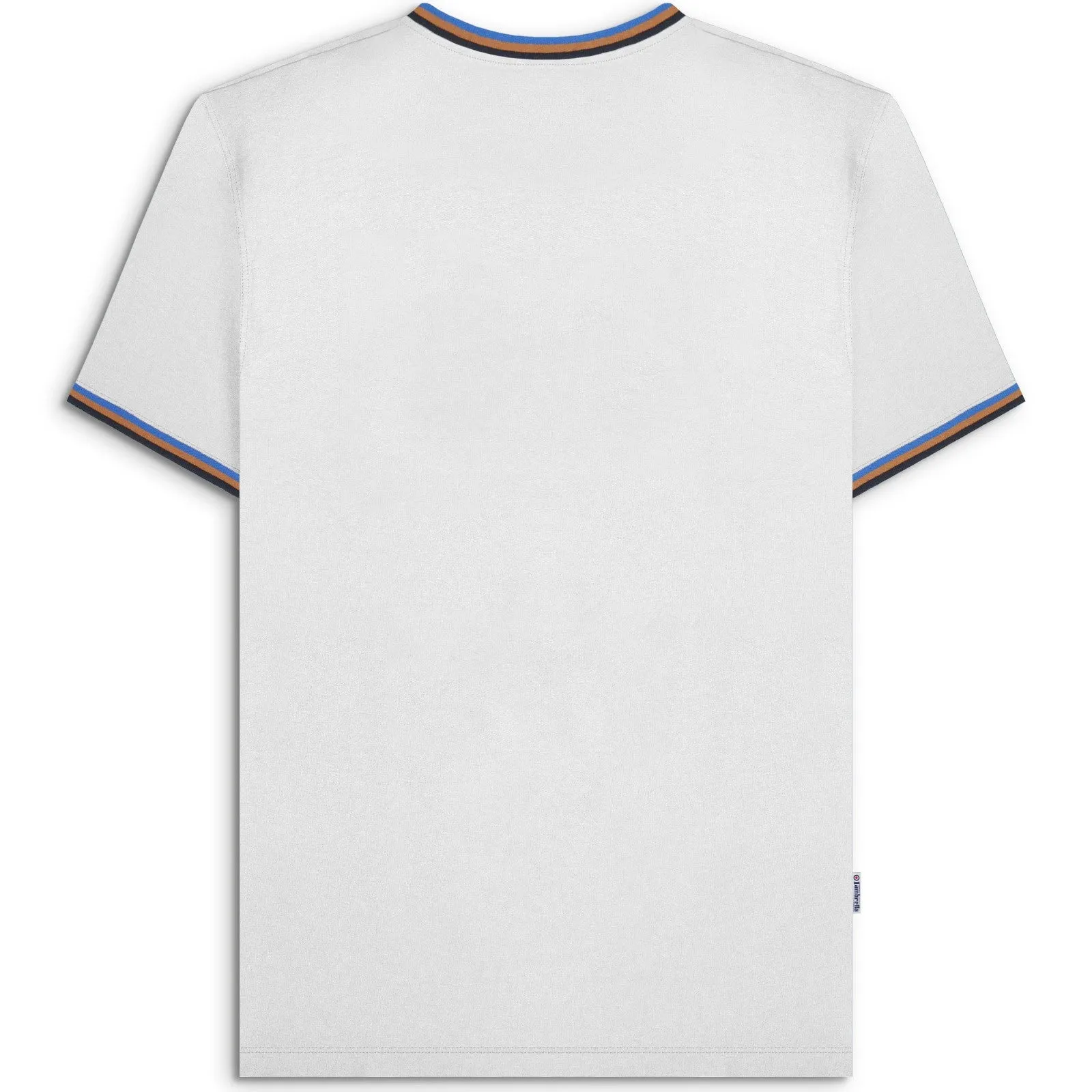 Lambretta Mens Triple Tipped Pique T-Shirt