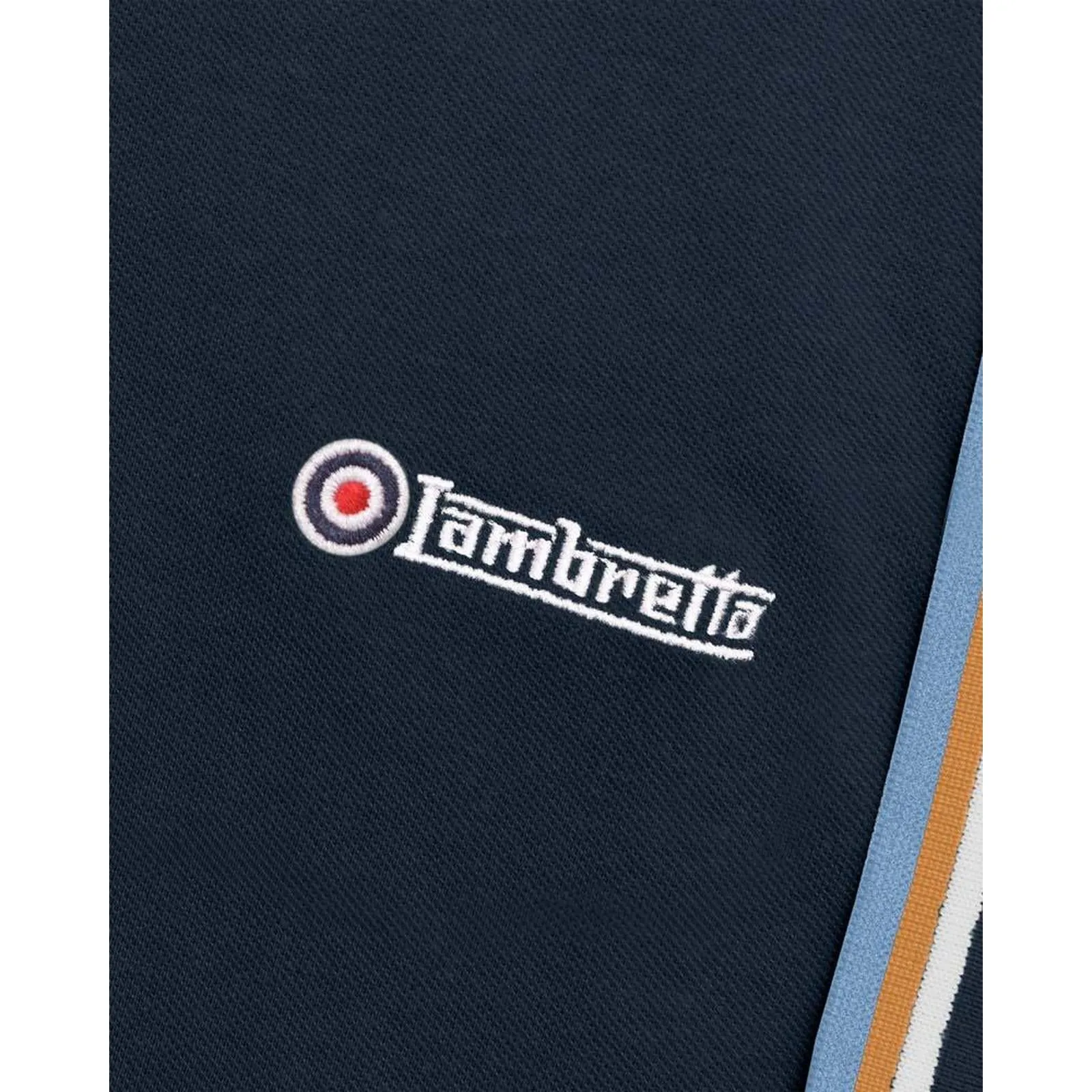 Lambretta Mens Triple Tipped Polo Shirt