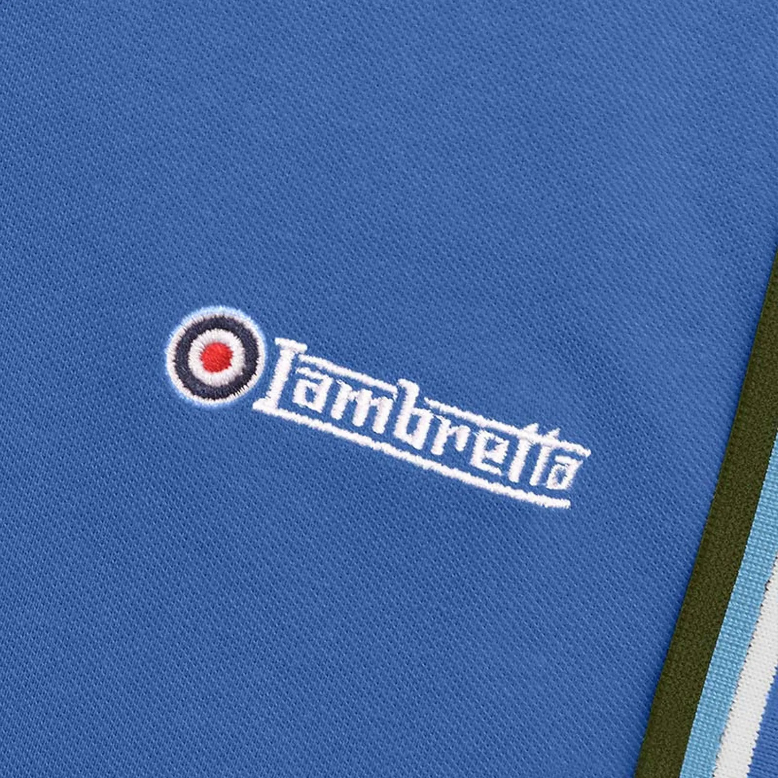 Lambretta Mens Triple Tipped Polo Shirt