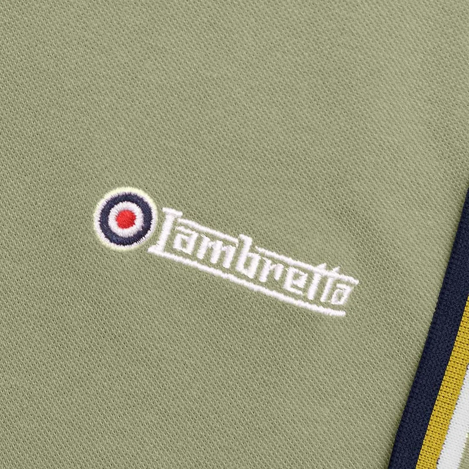 Lambretta Mens Triple Tipped Polo Shirt