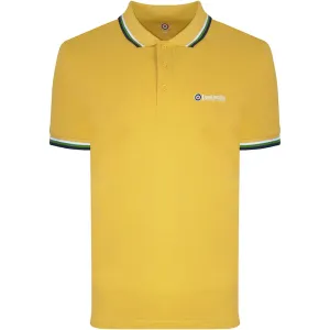Lambretta Mens Triple Tipped Retro Polo Shirt
