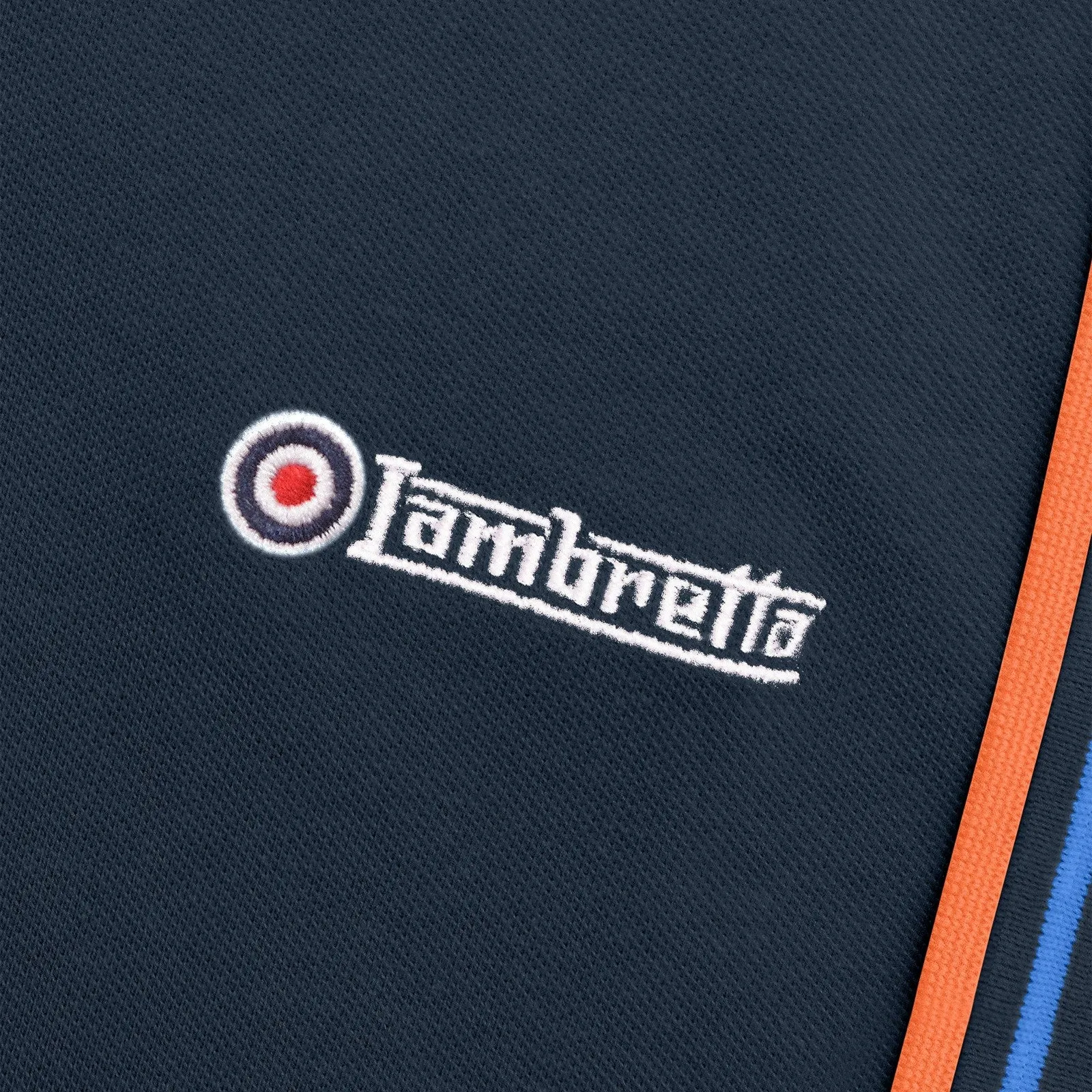 Lambretta Mens Twin Tipped Cotton Polo Shirt