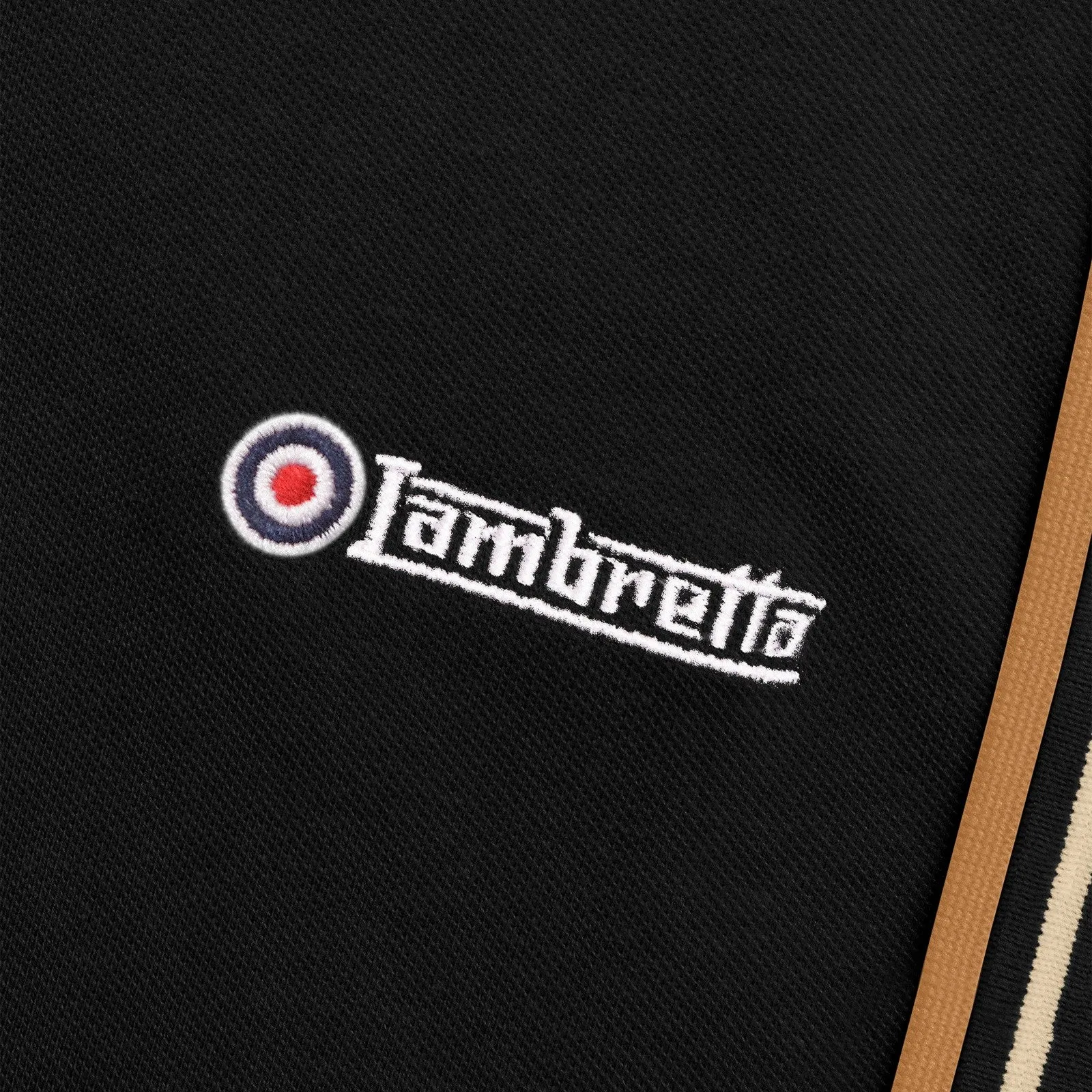 Lambretta Mens Twin Tipped Cotton Polo Shirt