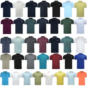 Lambretta Mens Twin Tipped Cotton Polo Shirt