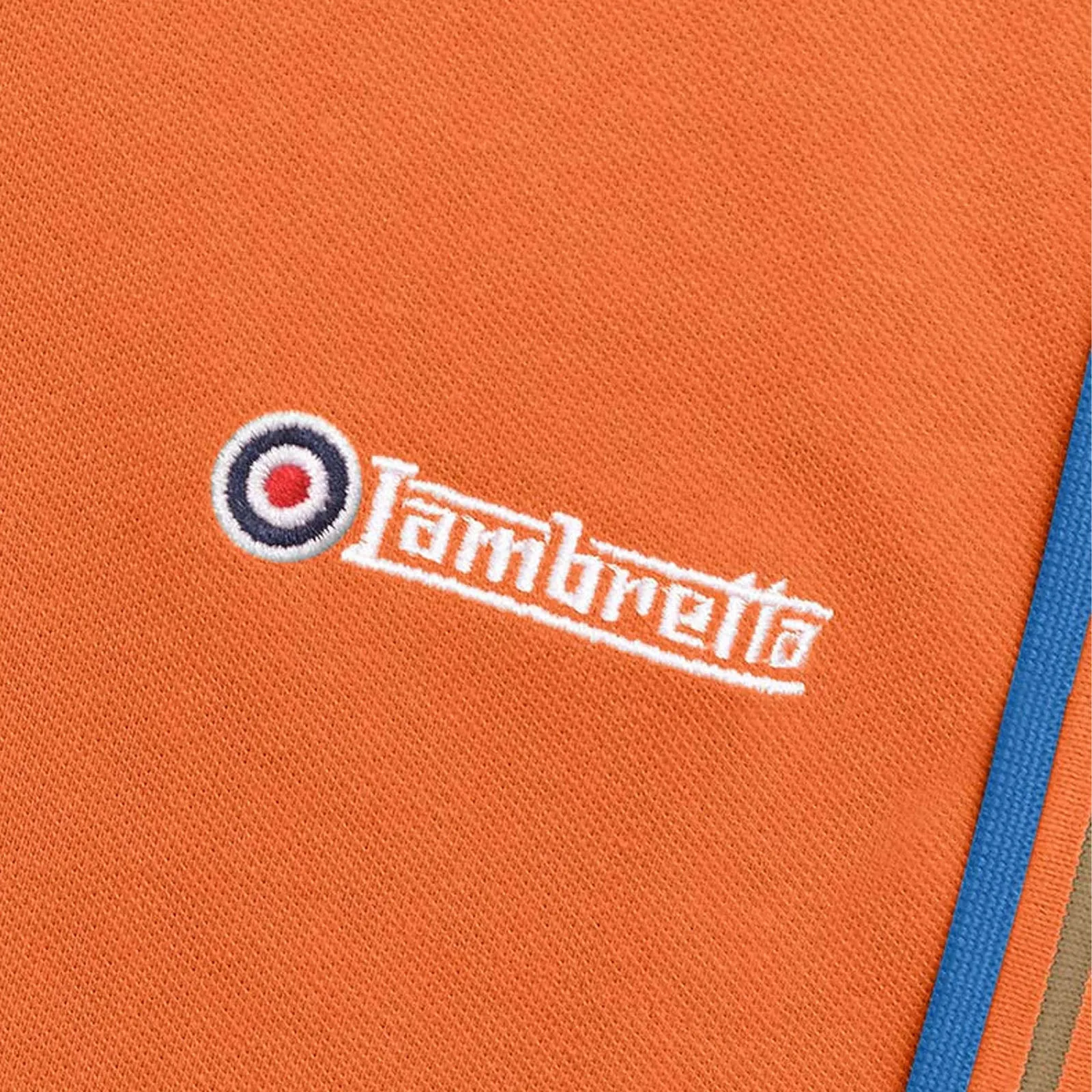 Lambretta Mens Twin Tipped Cotton Polo Shirt