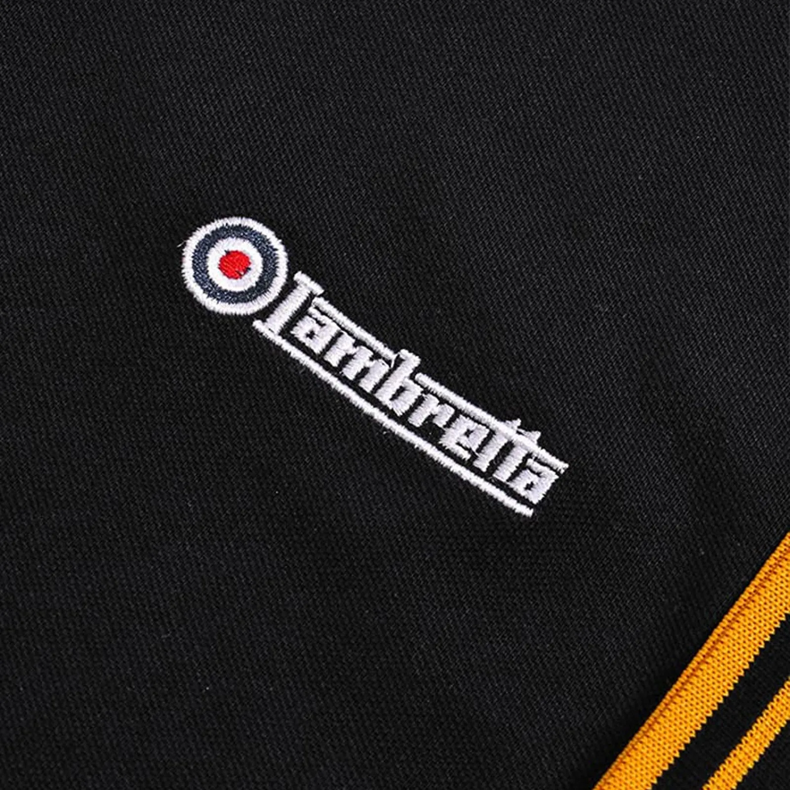 Lambretta Mens Twin Tipped Cotton Polo Shirt
