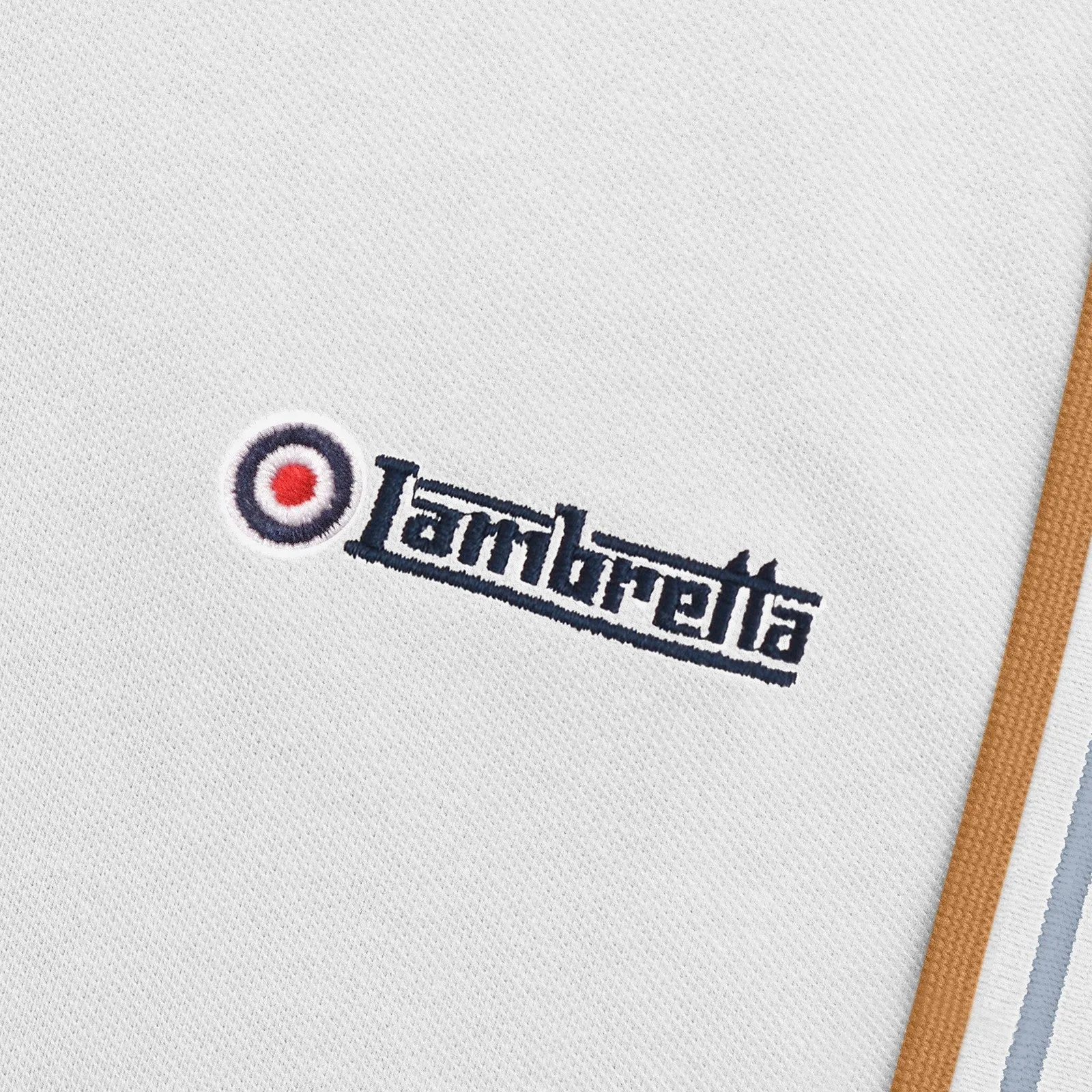 Lambretta Mens Twin Tipped Cotton Polo Shirt
