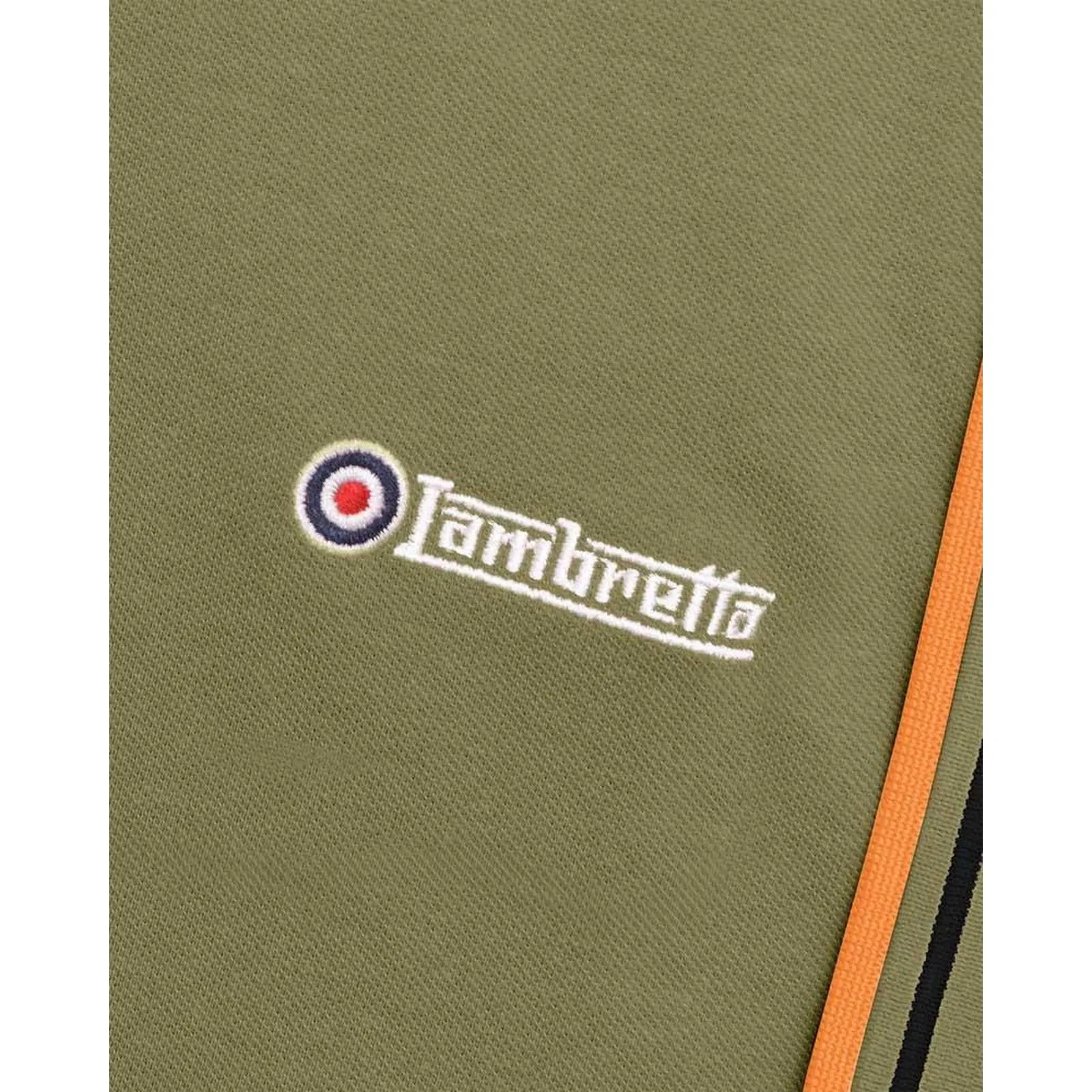 Lambretta Mens Twin Tipped Retro Polo Shirt