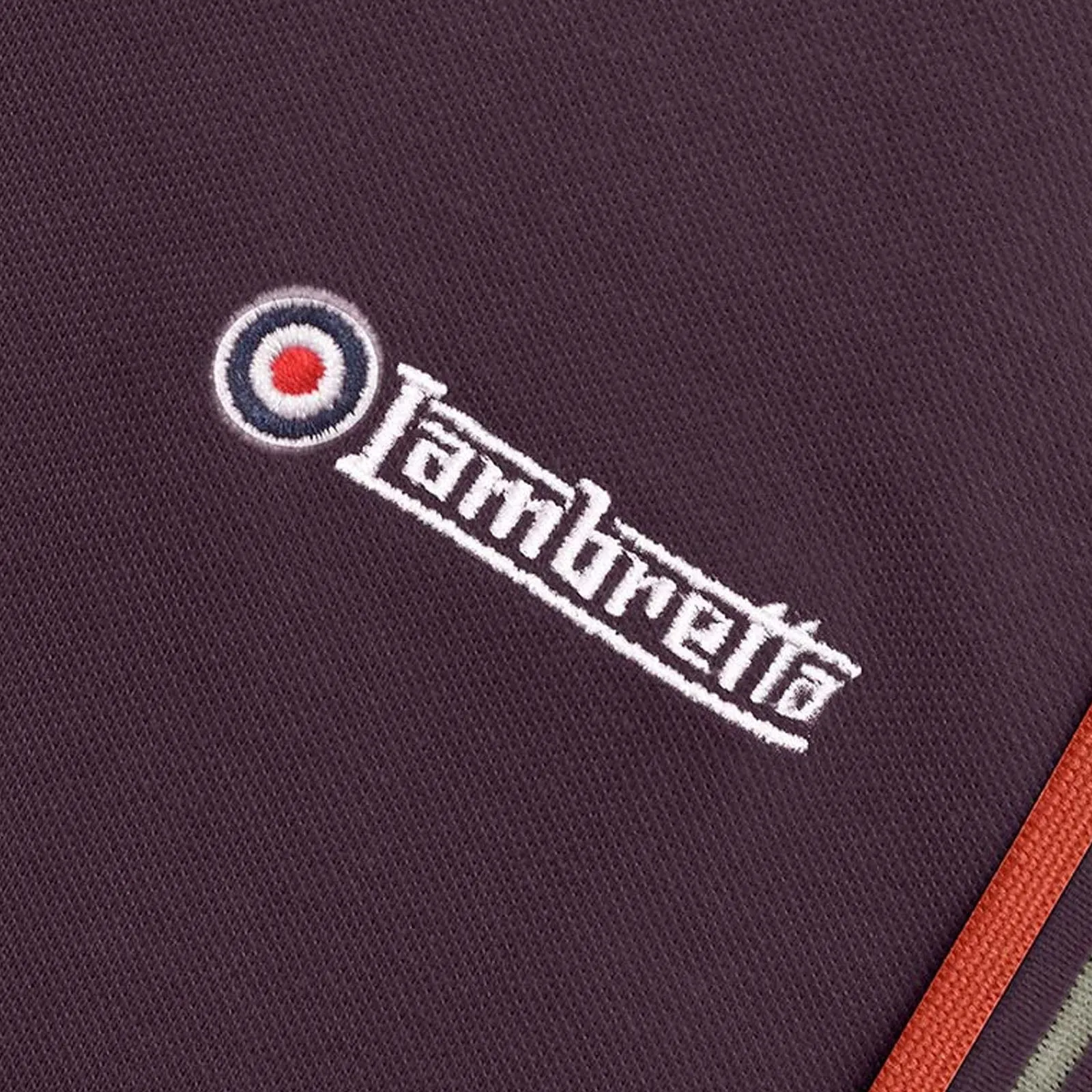 Lambretta Mens Twin Tipped Retro Polo Shirt