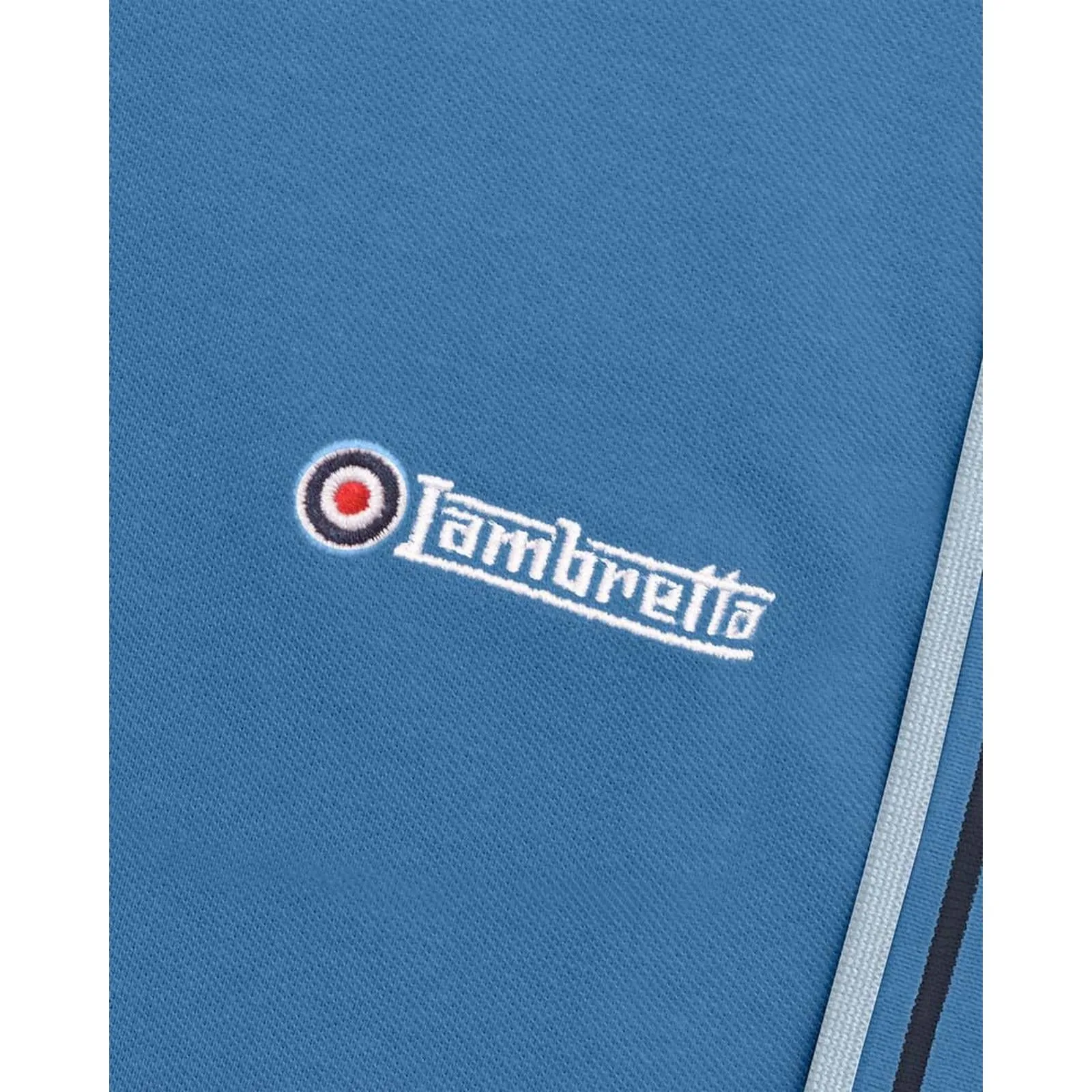Lambretta Mens Twin Tipped Retro Polo Shirt