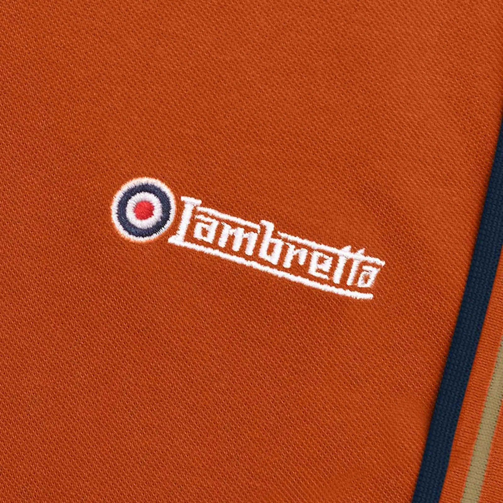 Lambretta Mens Twin Tipped Retro Polo Shirt