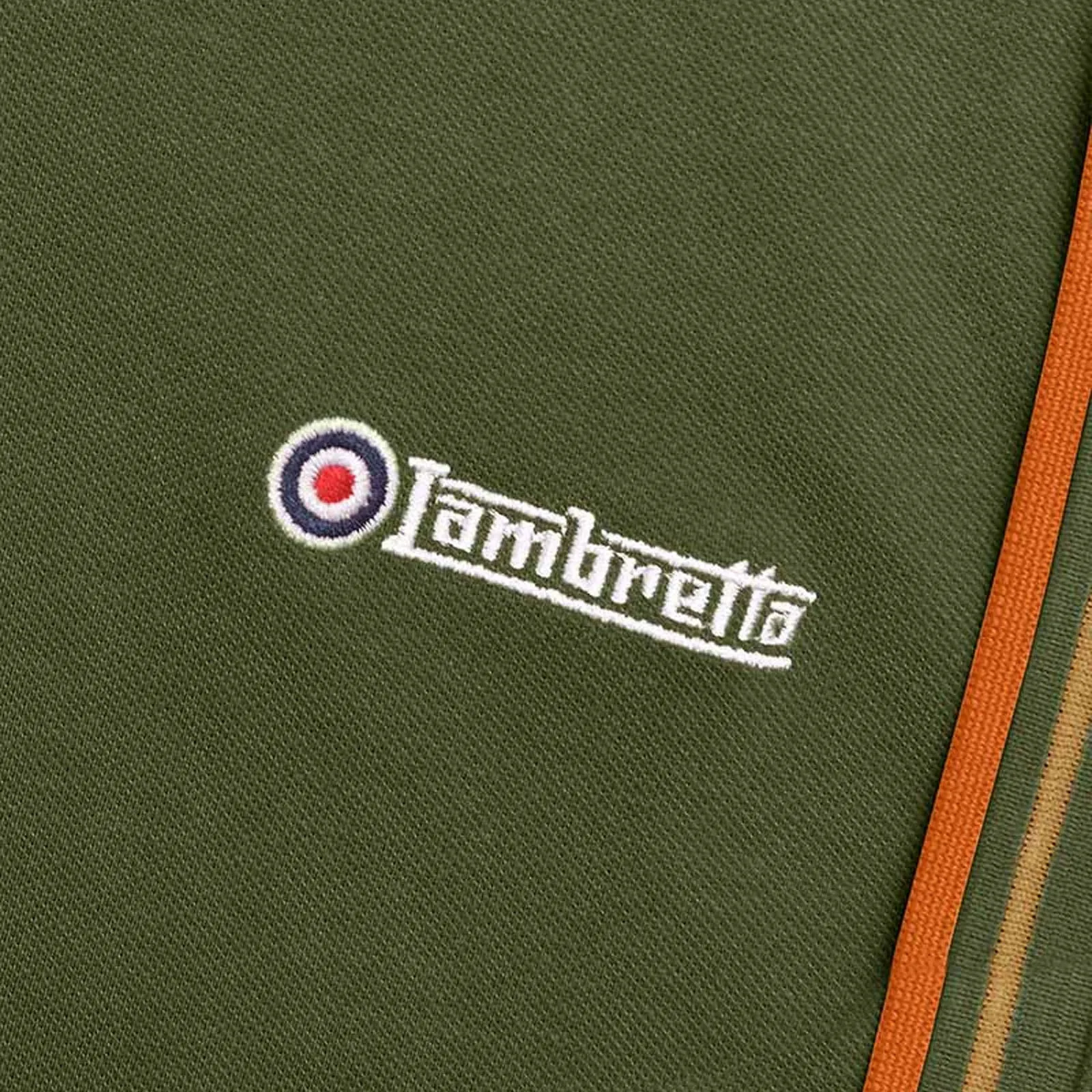 Lambretta Mens Twin Tipped Retro Polo Shirt