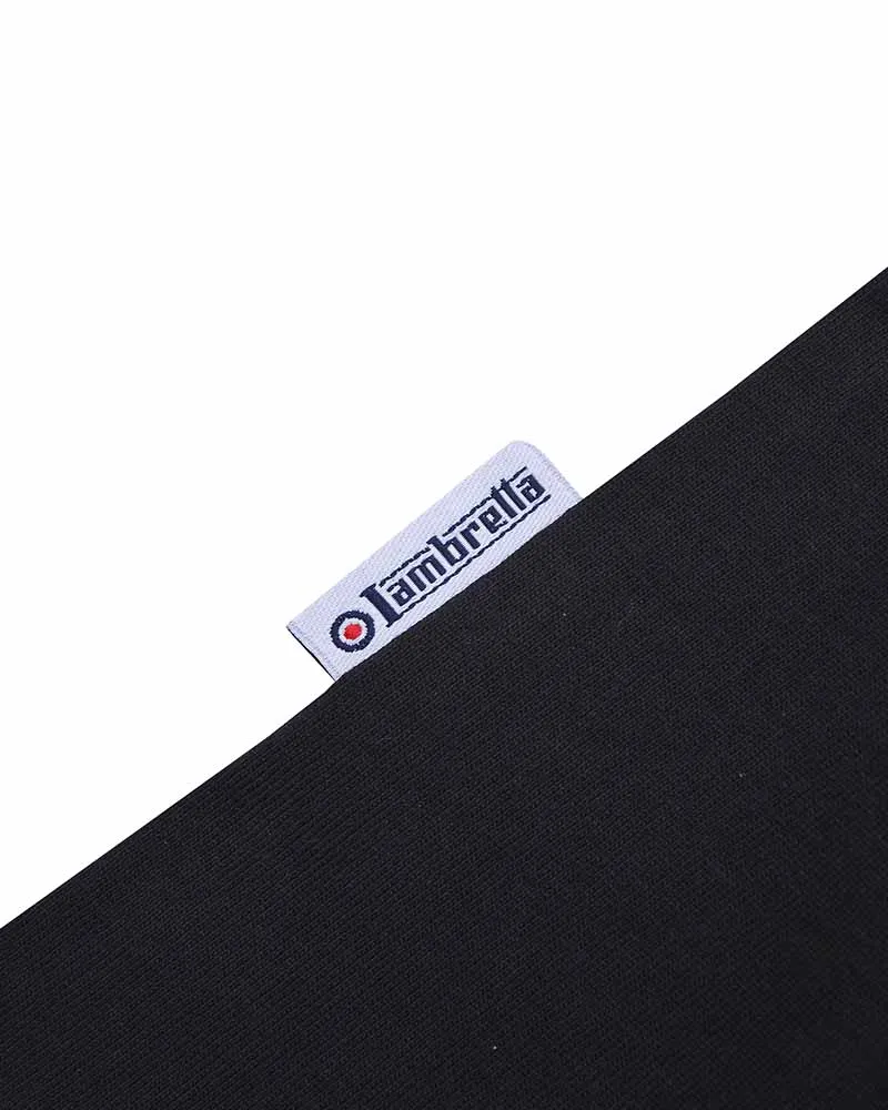 Lambretta Mens Two Tone Logo  Crew Neck T-Shirt