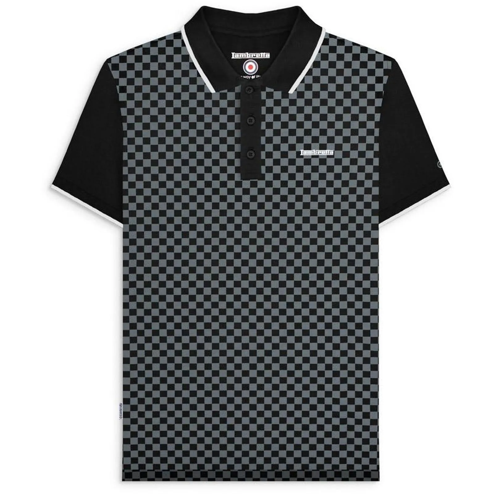 Lambretta Mens Two Tone Polo Shirt
