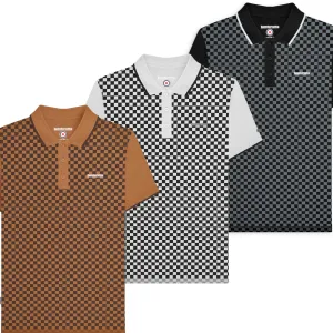 Lambretta Mens Two Tone Polo Shirt