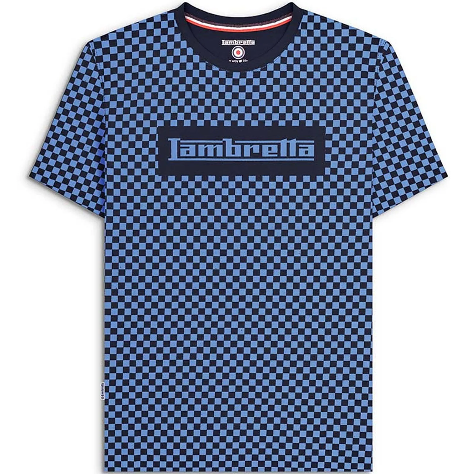 Lambretta Mens Two Tone Short Sleeve T-Shirt