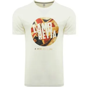 Lambretta Mens Union Jack Guitar Cotton T-Shirt - Jet Stream