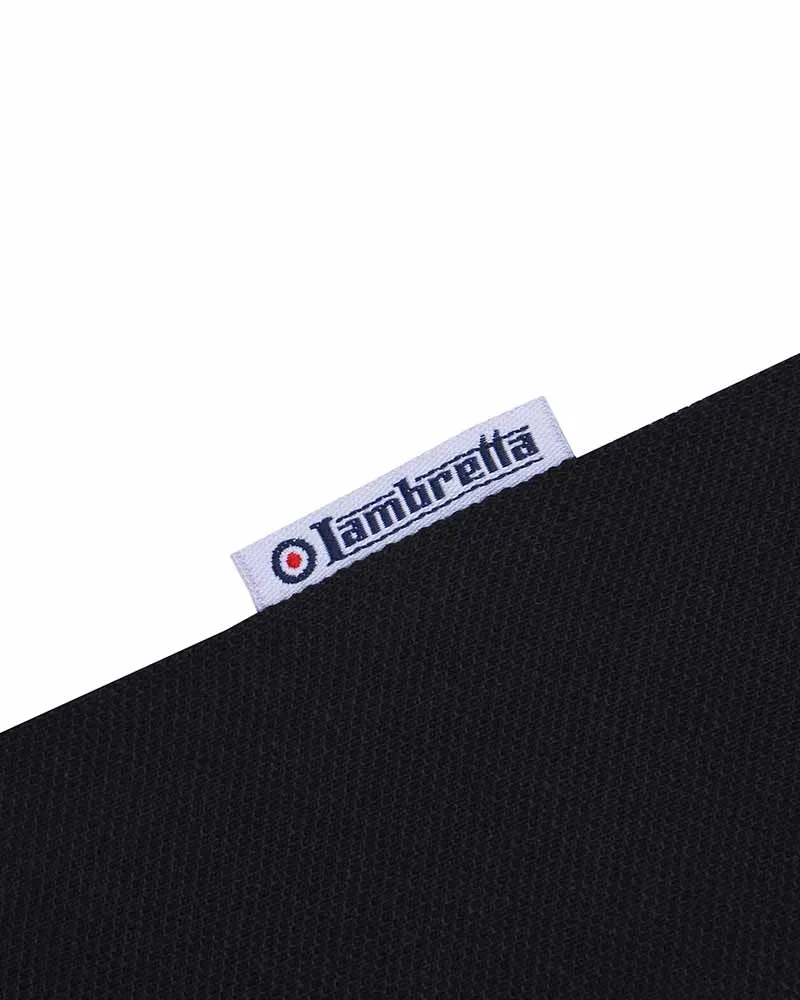 Lambretta Mens Vintage Panel Polo Shirt