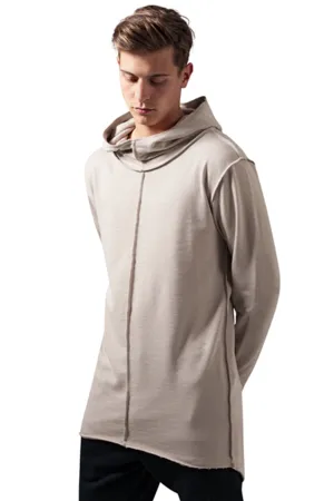 Long Terry Edge Hoodie - Sand-coloured