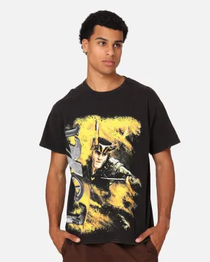 Marvel Loki Series Vintage T-Shirt Black Wash