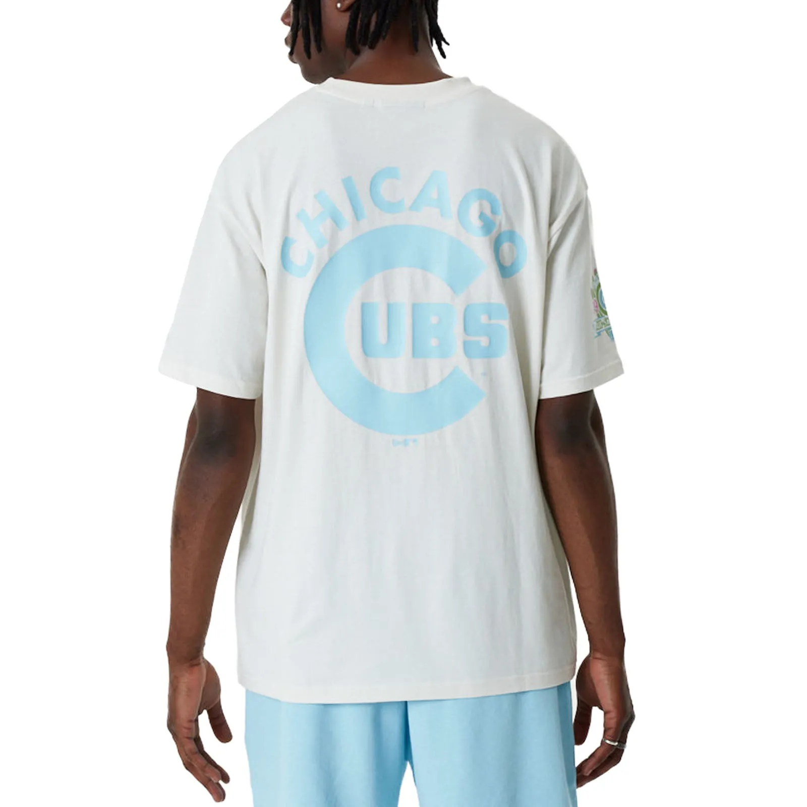 New Era Chicago Cubs MLB Pastel Oversized T-Shirt - White