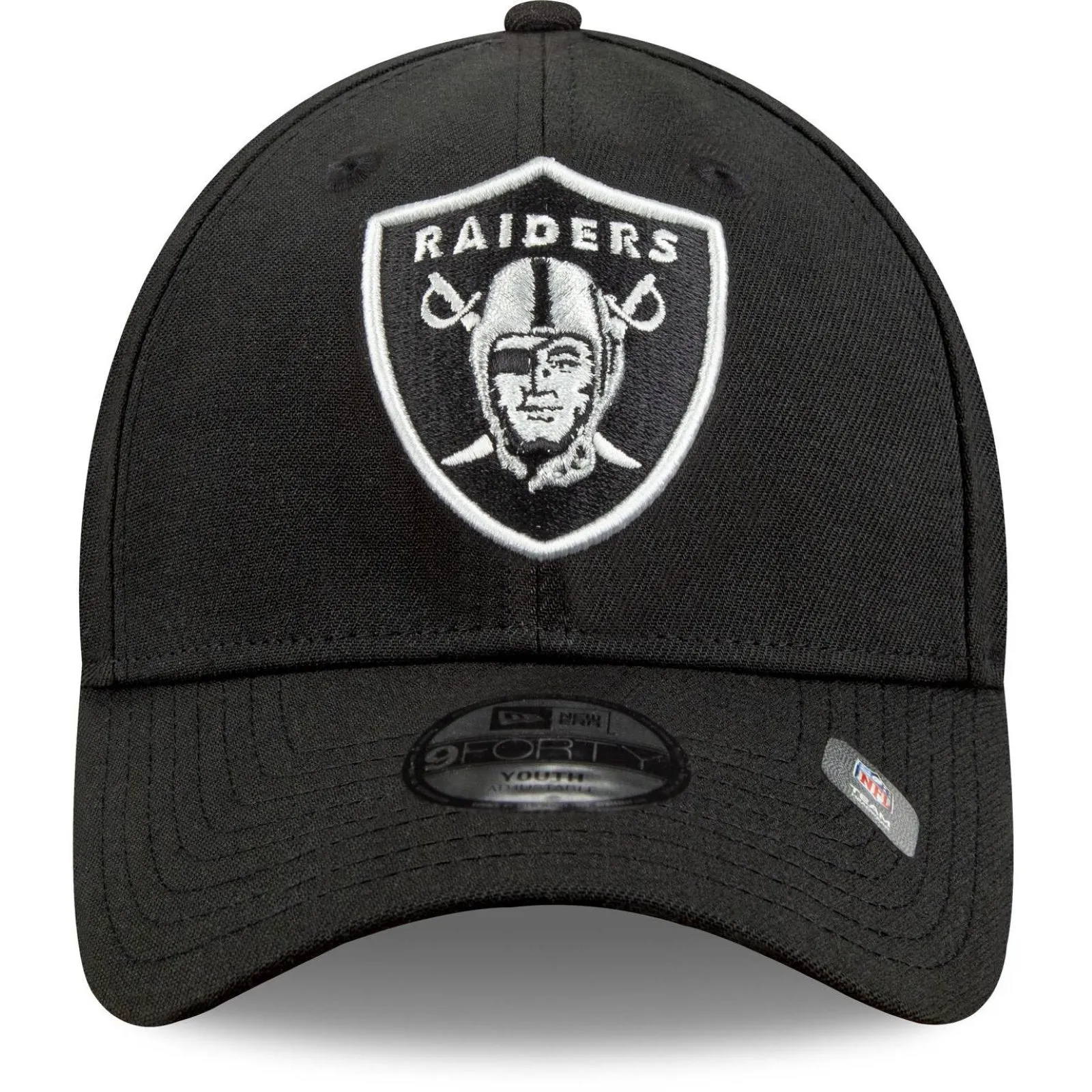 New Era Kids 9FORTY Las Vegas Raiders Baseball Cap - Black - YTH