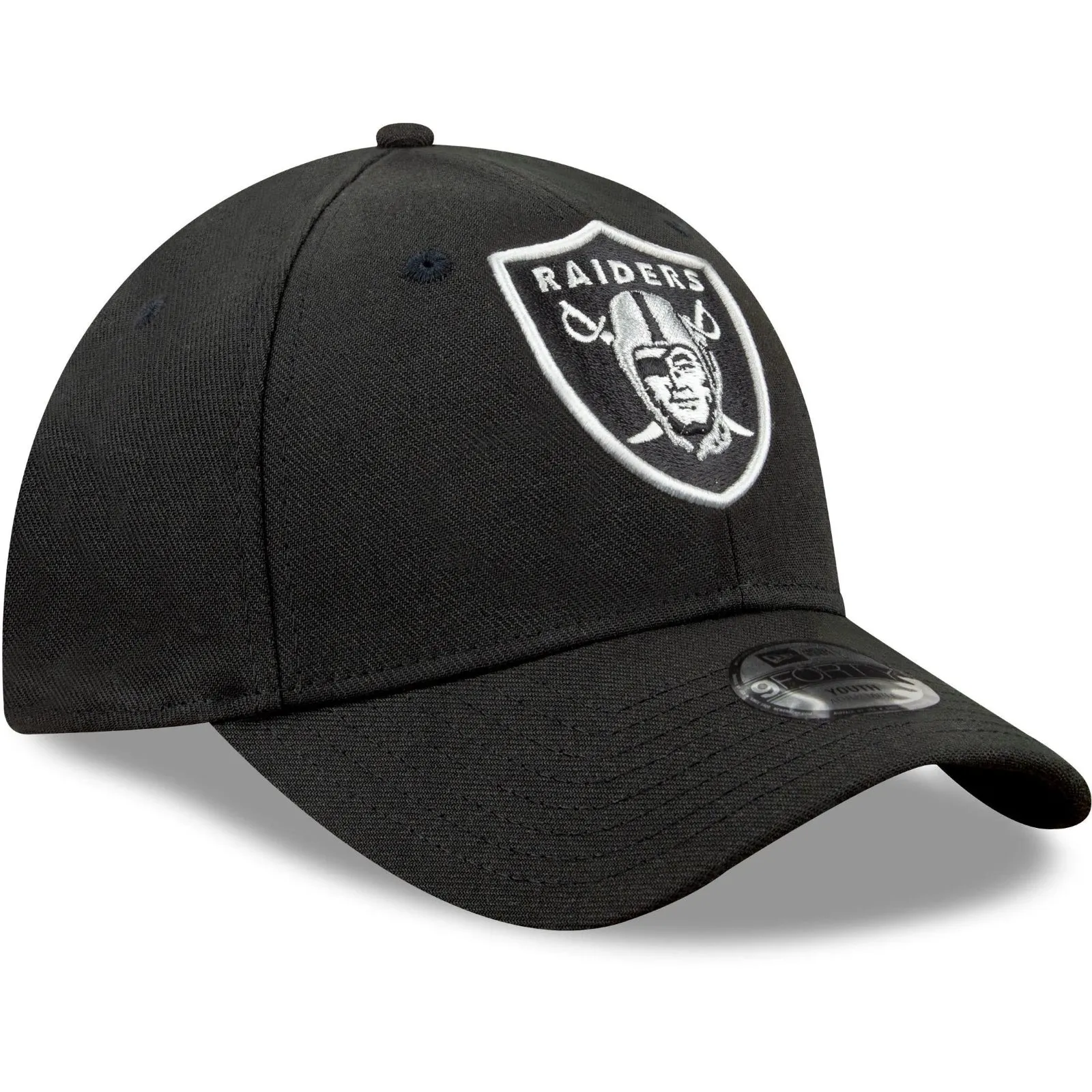 New Era Kids 9FORTY Las Vegas Raiders Baseball Cap - Black - YTH