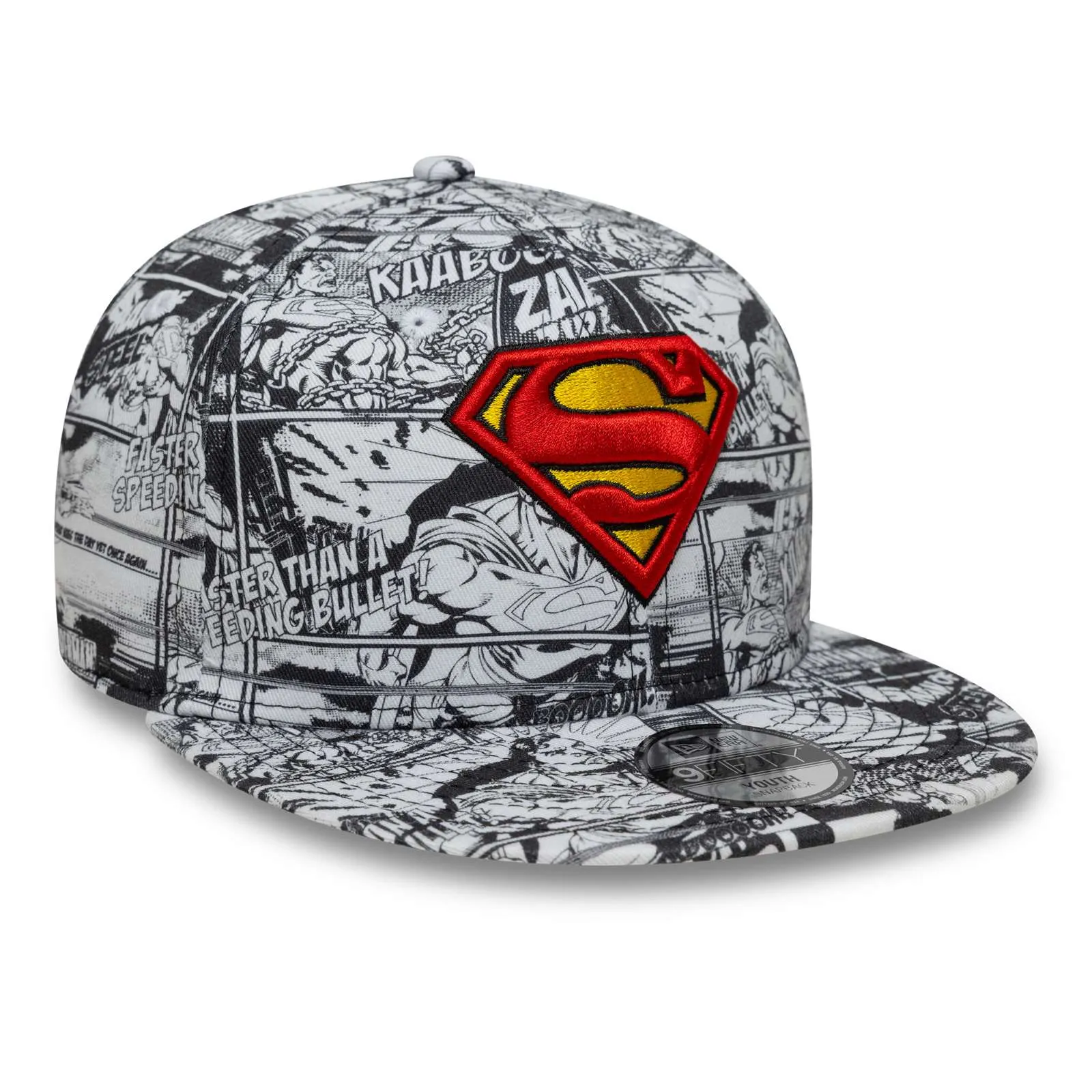 New Era Kids Superman 9FIFTY Baseball Cap - Red - YTH