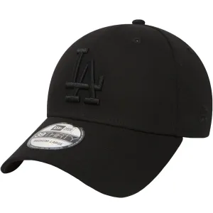 New Era LA Dodgers Essentials 39THIRTY Stretch Fit Baseball Cap - All Black