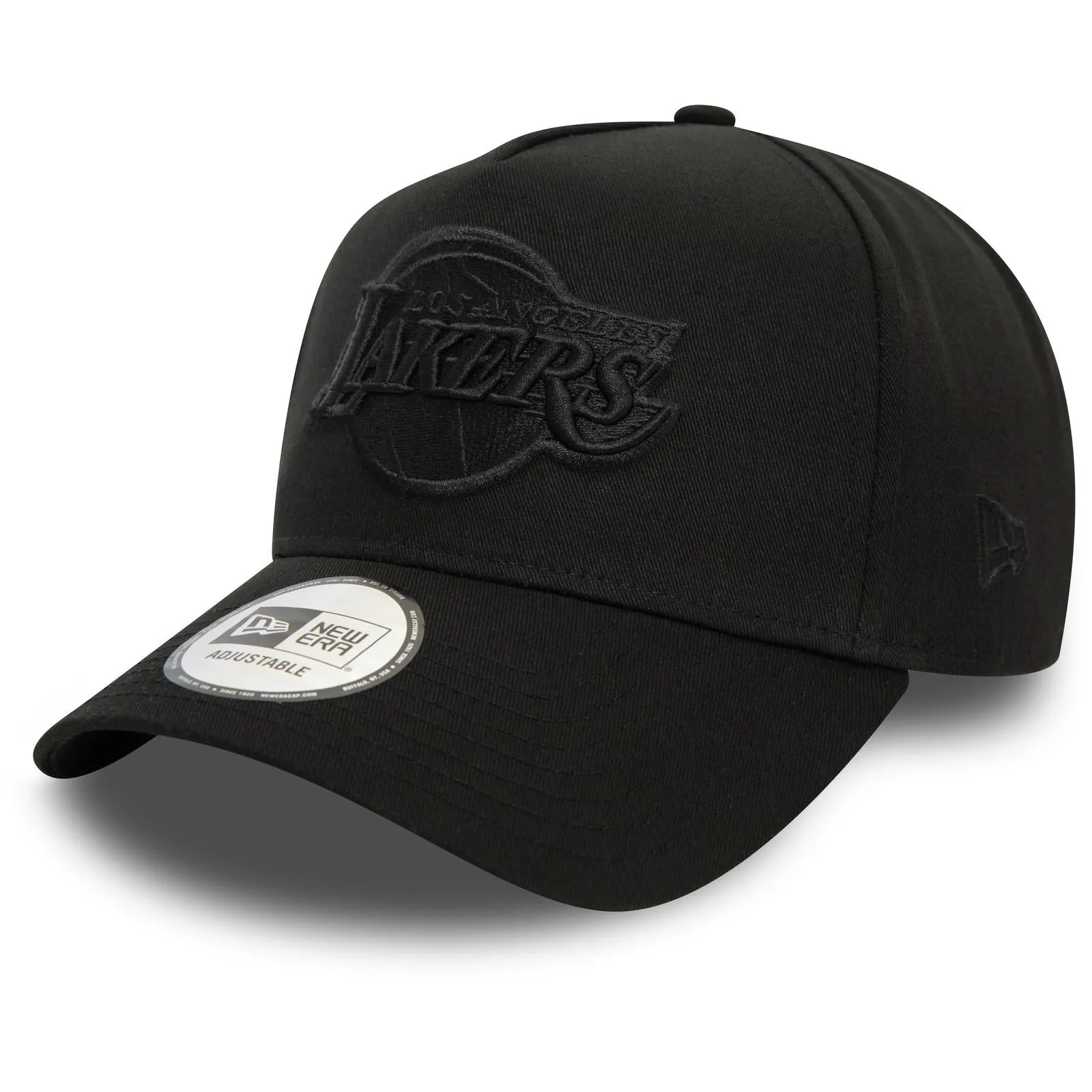 New Era Mens 9FORTY LA Lakers E-Frame Cap - Monochrome Black