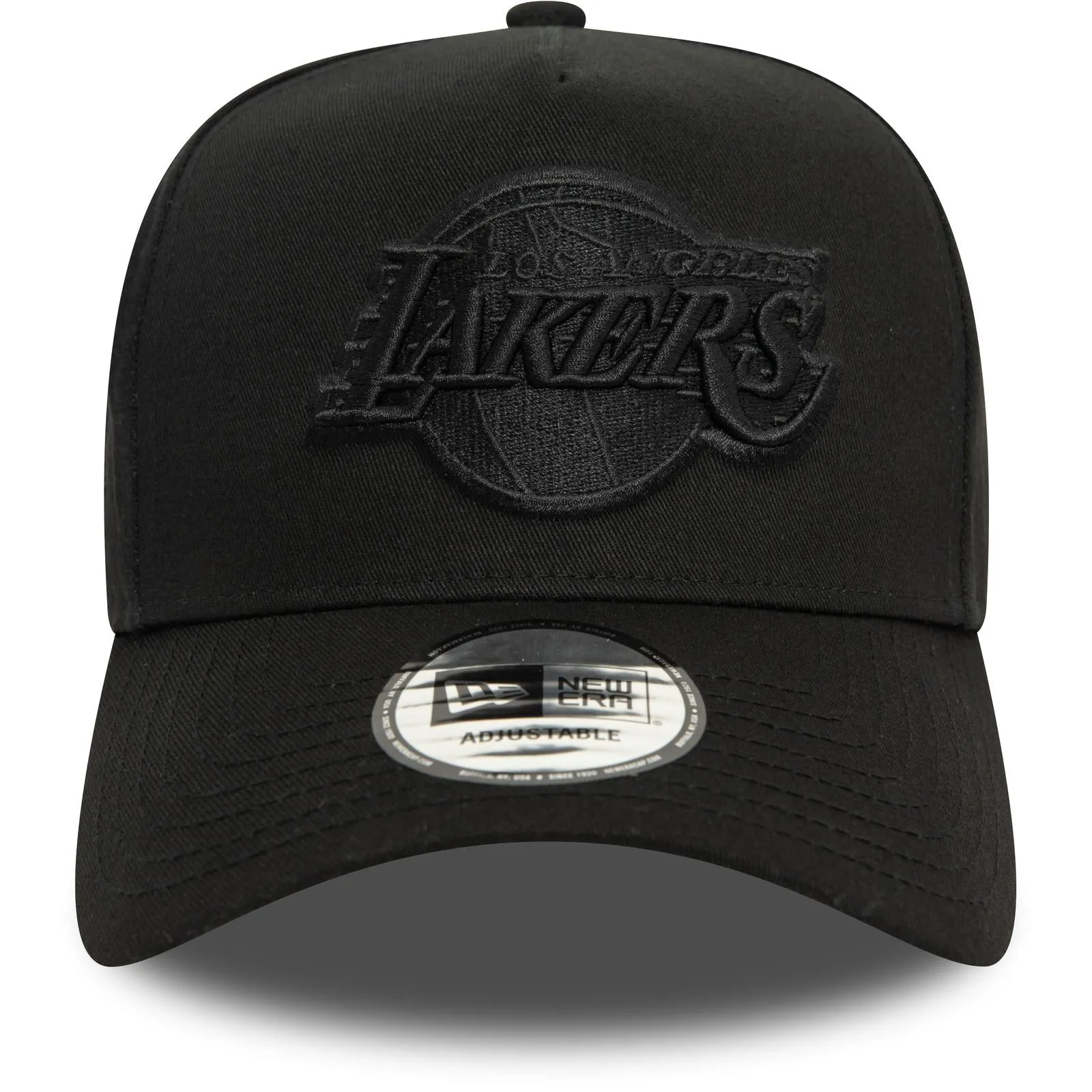 New Era Mens 9FORTY LA Lakers E-Frame Cap - Monochrome Black