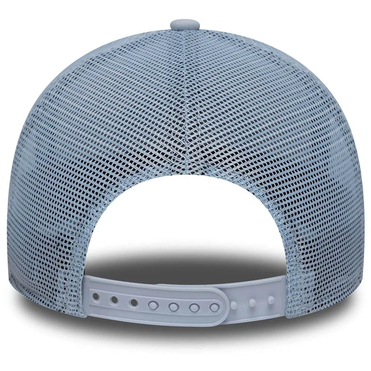 New Era Mens 9FORTY Oval Foam Patch Trucker Cap - Pastel Blue - OSFM