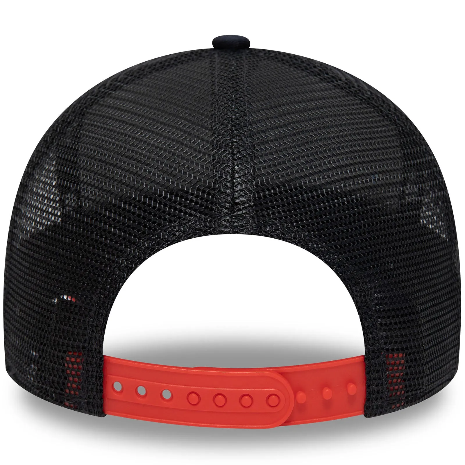 New Era Mens Red Bull Racing Essentials Snapback A-Frame Trucker Cap - Blue
